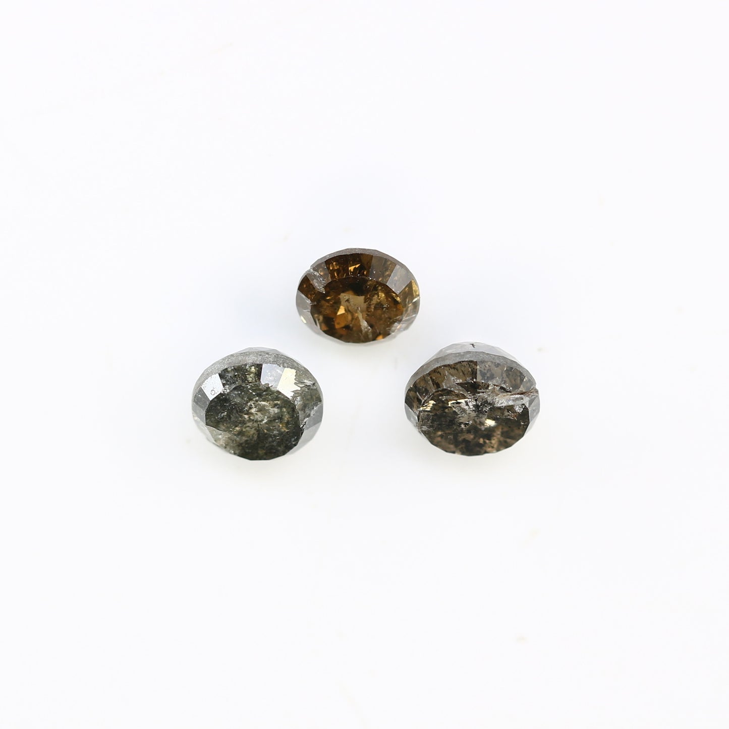 1.17 Carat Brown Color Natural Loose Round Rose Cut Diamond For Galaxy Ring - JayKrishna Diamond