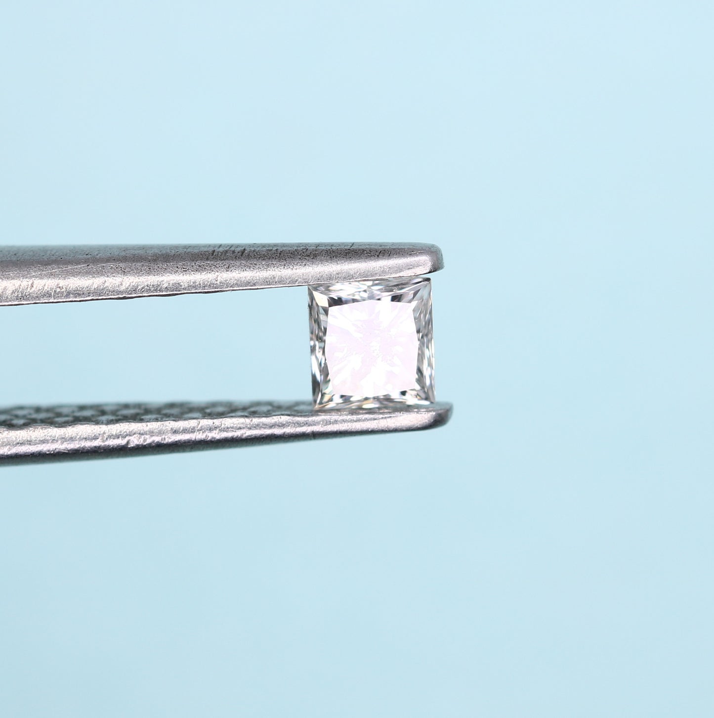 0.21 CT Salt and Pepper Princess Cut Diamond – Ideal for Engagement Rings - JayKrishna Diamond