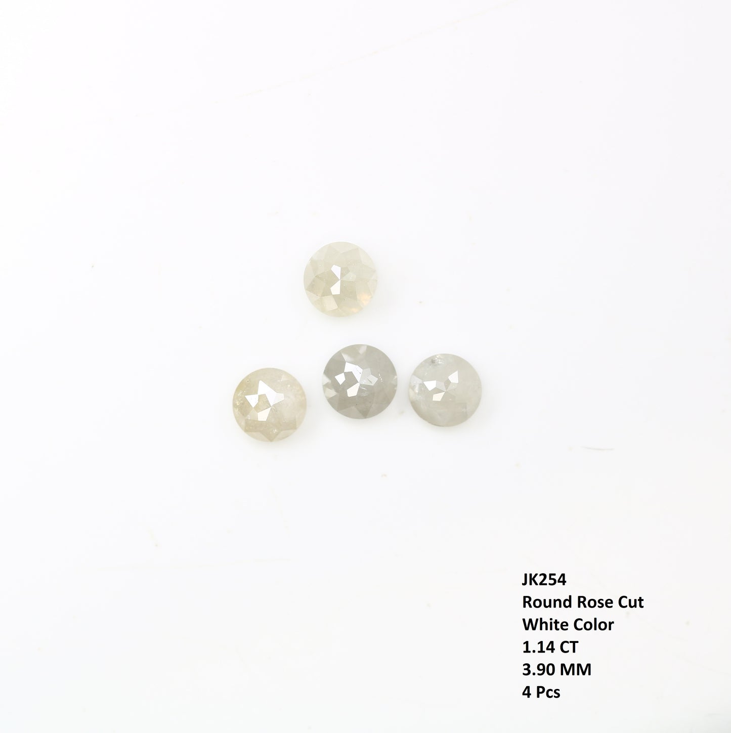 1.14 Carat Loose White Color Loose Round Rose Cut Diamond For Wedding Ring - JayKrishna Diamond