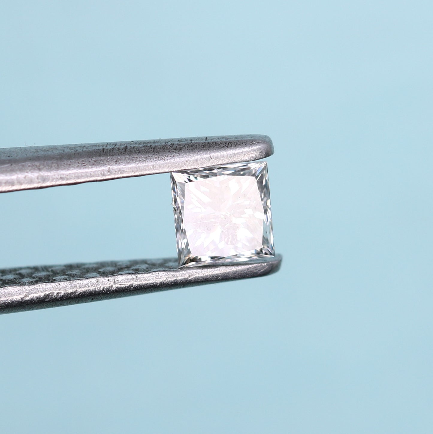 0.21 CT Salt and Pepper Princess Shape Diamond – Ideal for Engagement Rings - JayKrishna Diamond