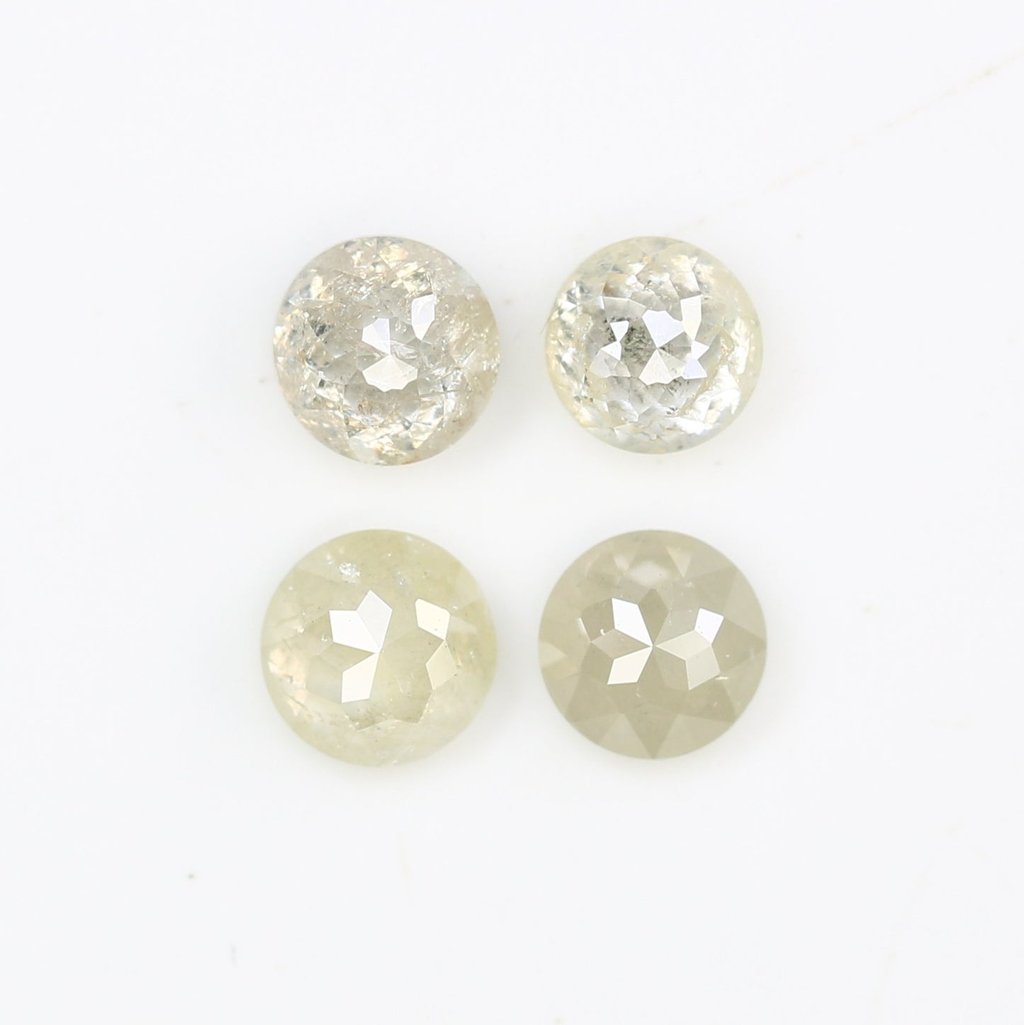1.09 Carat Grey Color Loose Natural Round Rose Cut Diamond For Wedding Ring - JayKrishna Diamond