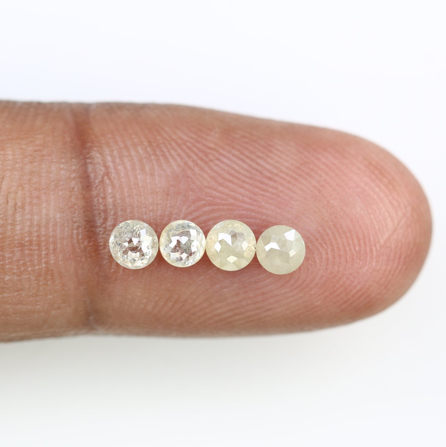 1.09 Carat Grey Color Loose Natural Round Rose Cut Diamond For Wedding Ring - JayKrishna Diamond
