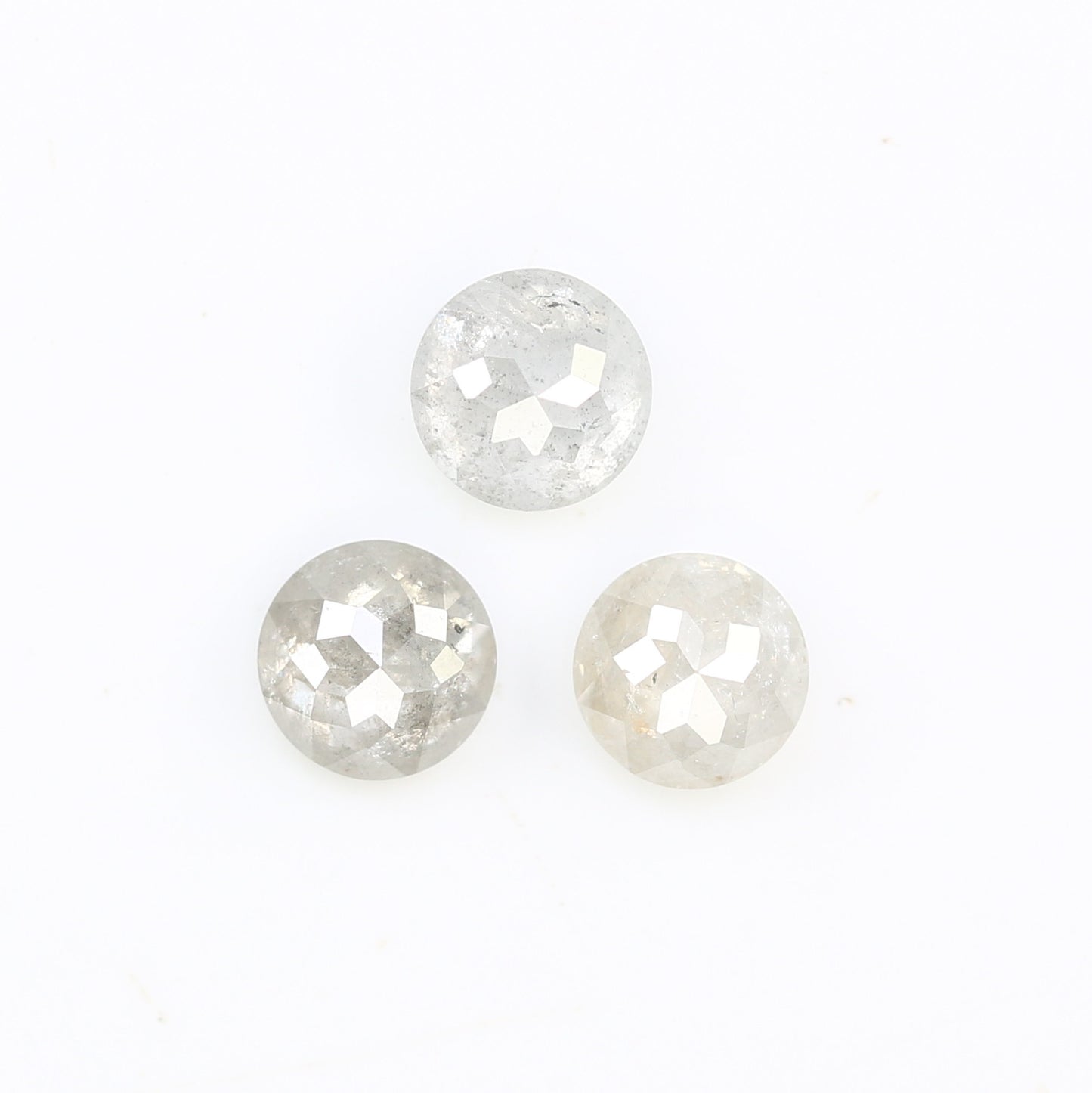 0.89 Carat White Loose Round Rose Cut Natural Diamond For Wedding Ring - JayKrishna Diamond