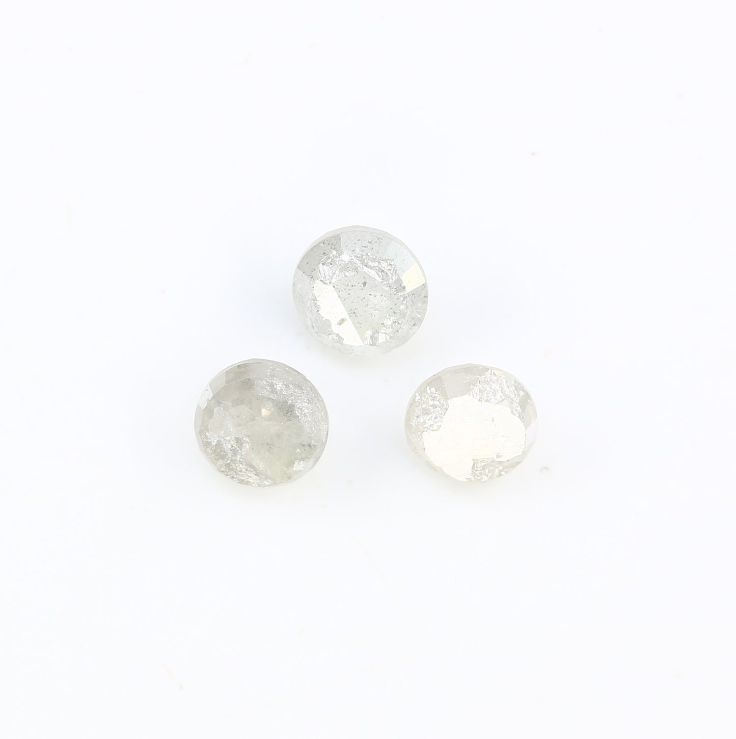 0.89 Carat White Loose Round Rose Cut Natural Diamond For Wedding Ring - JayKrishna Diamond