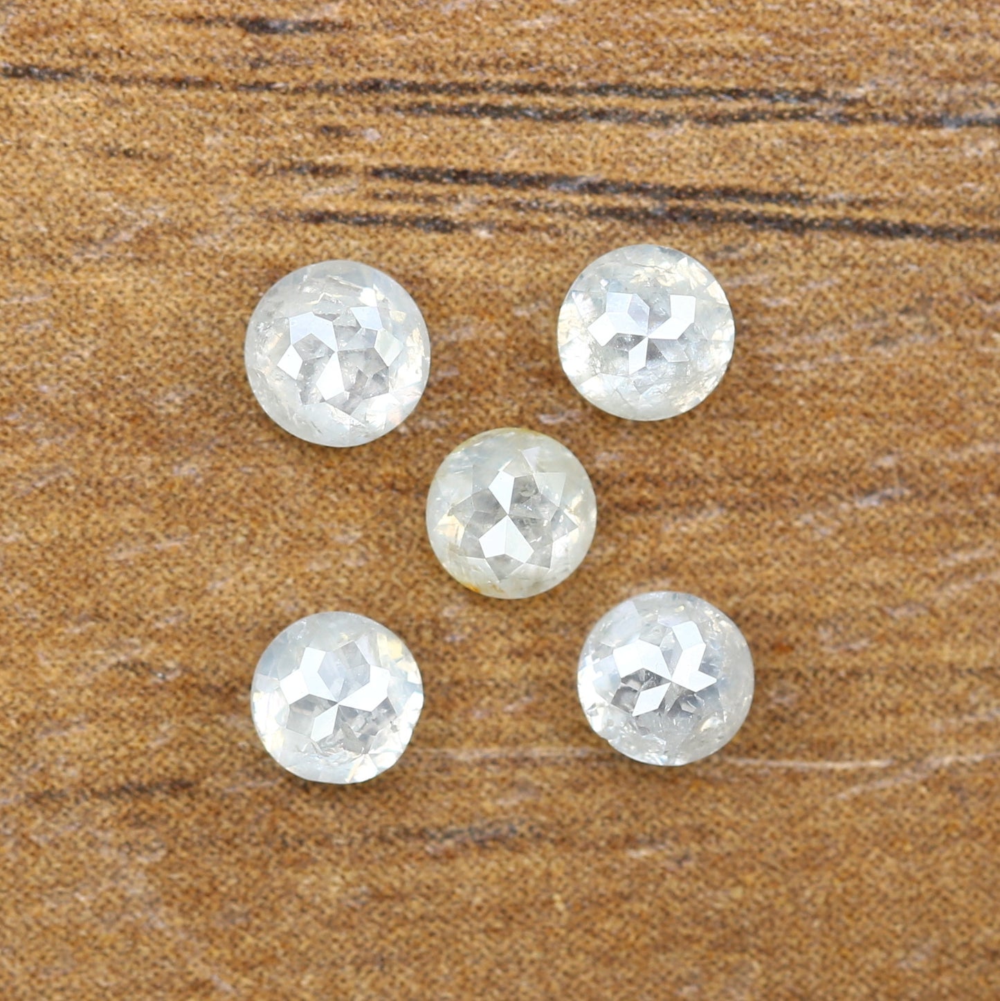 1.17 Carat White Color Natural Loose Antique Round Rose Cut Diamond For Galaxy Ring - JayKrishna Diamond