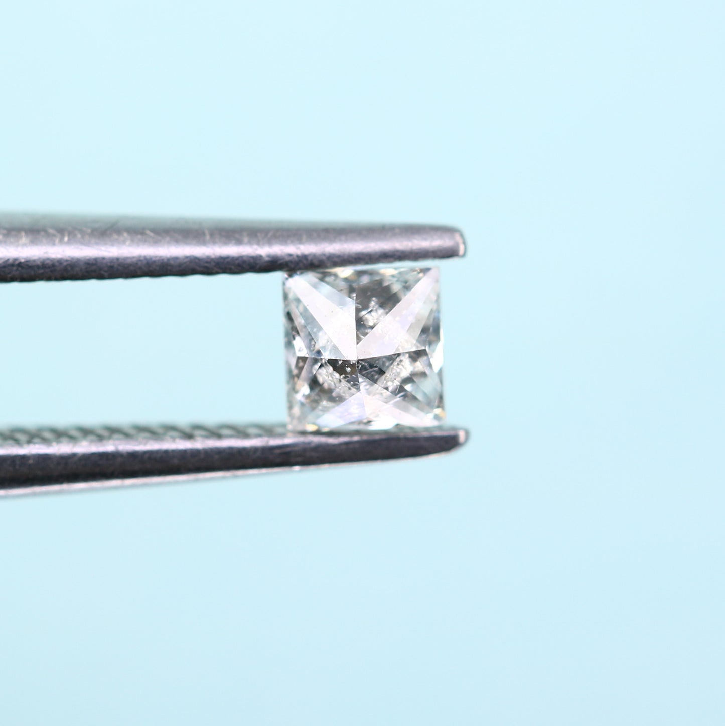 0.18 CT Salt and Pepper Princess Cut Diamond - Perfect for Engagement Rings, Necklaces, Promise Rings, Earrings, and Anniversary Gifts - JayKrishna Diamond