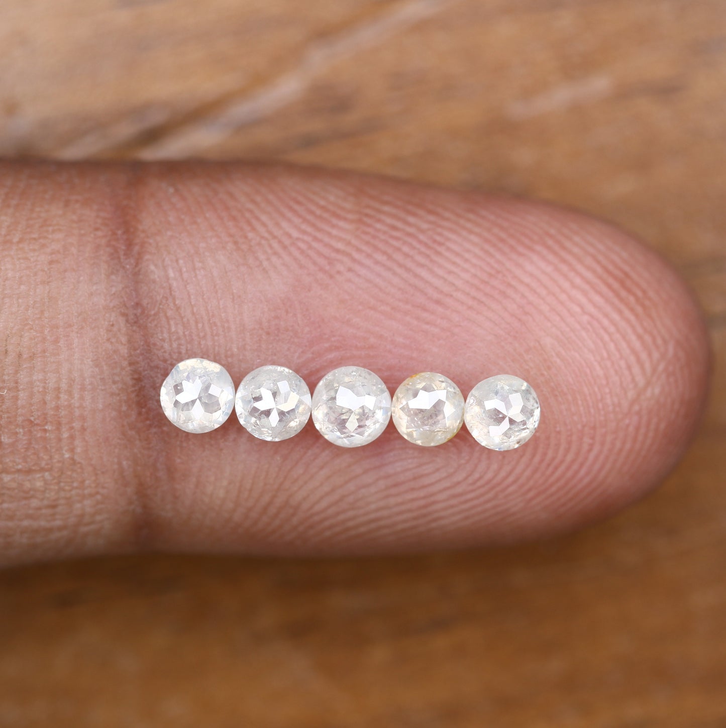 1.17 Carat White Color Natural Loose Antique Round Rose Cut Diamond For Galaxy Ring - JayKrishna Diamond