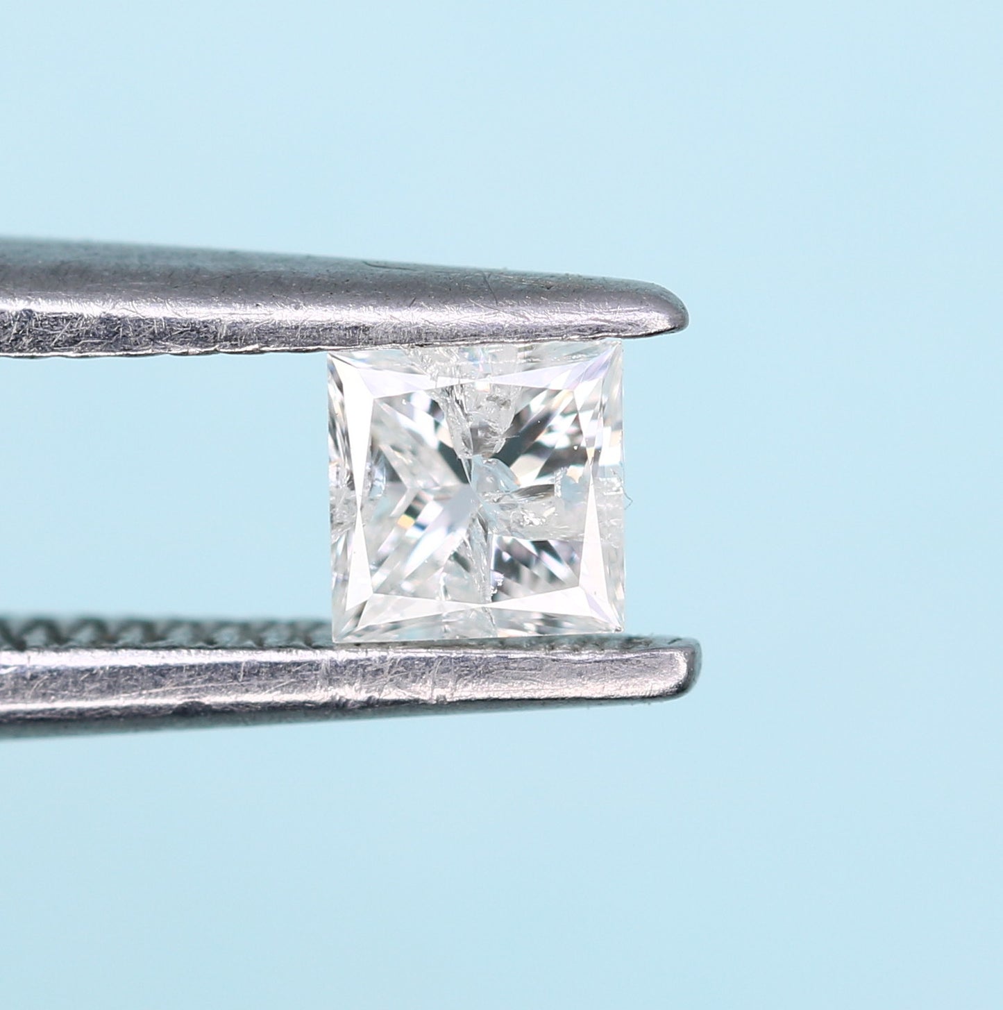 0.19 CT Princess Cut Salt And Pepper Diamond For Engagement Ring, Necklaces, Promise Rings, Earrings, and Bracelets Gift For Anniversary - JayKrishna Diamond