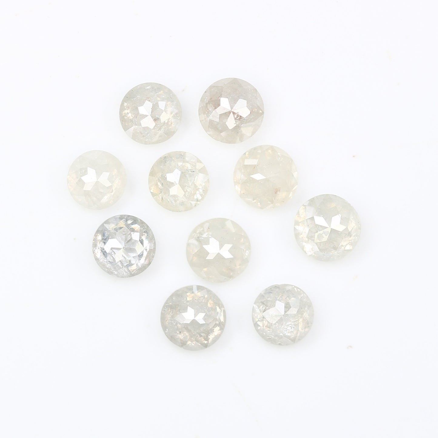 1.56 Carat White Color Natural Loose Round Rose Cut Diamond For Wedding Ring - JayKrishna Diamond