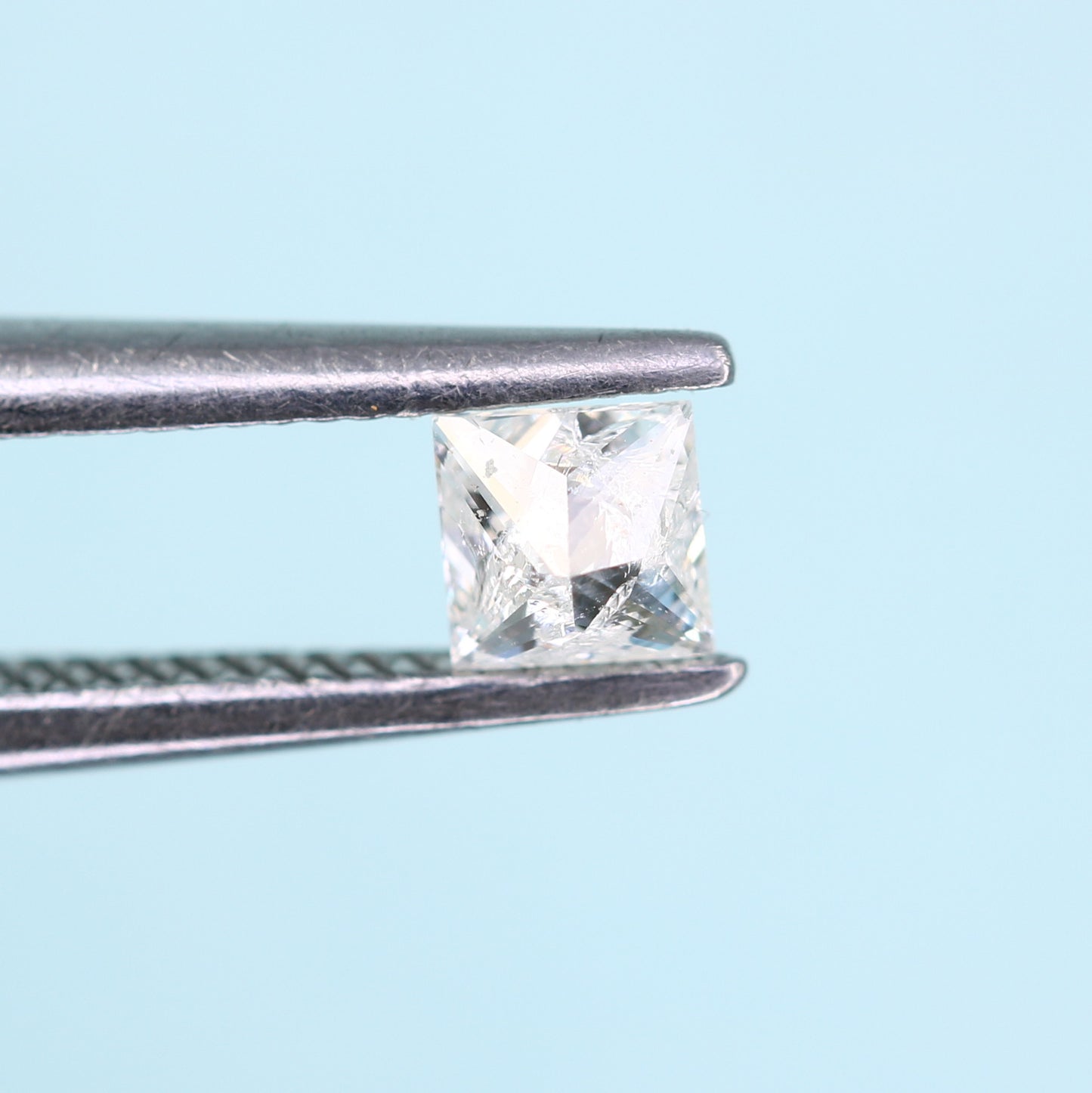 0.19 CT Princess Cut Salt And Pepper Diamond For Engagement Ring, Necklaces, Promise Rings, Earrings, and Bracelets Gift For Anniversary - JayKrishna Diamond