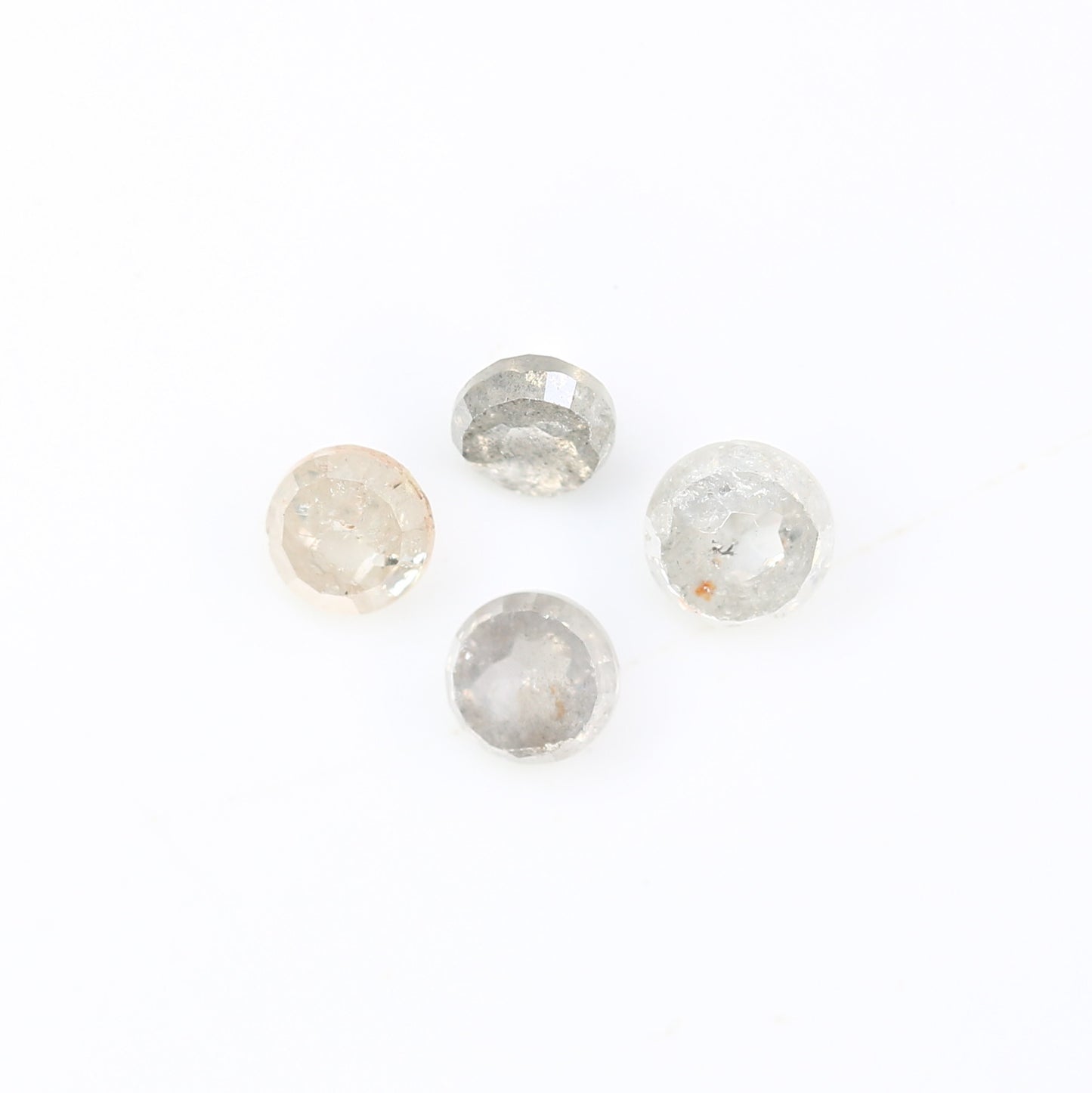 0.68 Carat Natural Loose White Round Rose Cut Diamond for Galaxy Ring - Unique Gemstone for Celestial-Inspired Jewelry Designs - JayKrishna Diamond
