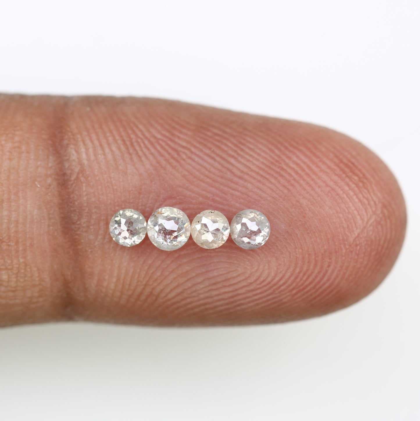 0.68 Carat Natural Loose White Round Rose Cut Diamond for Galaxy Ring - Unique Gemstone for Celestial-Inspired Jewelry Designs - JayKrishna Diamond