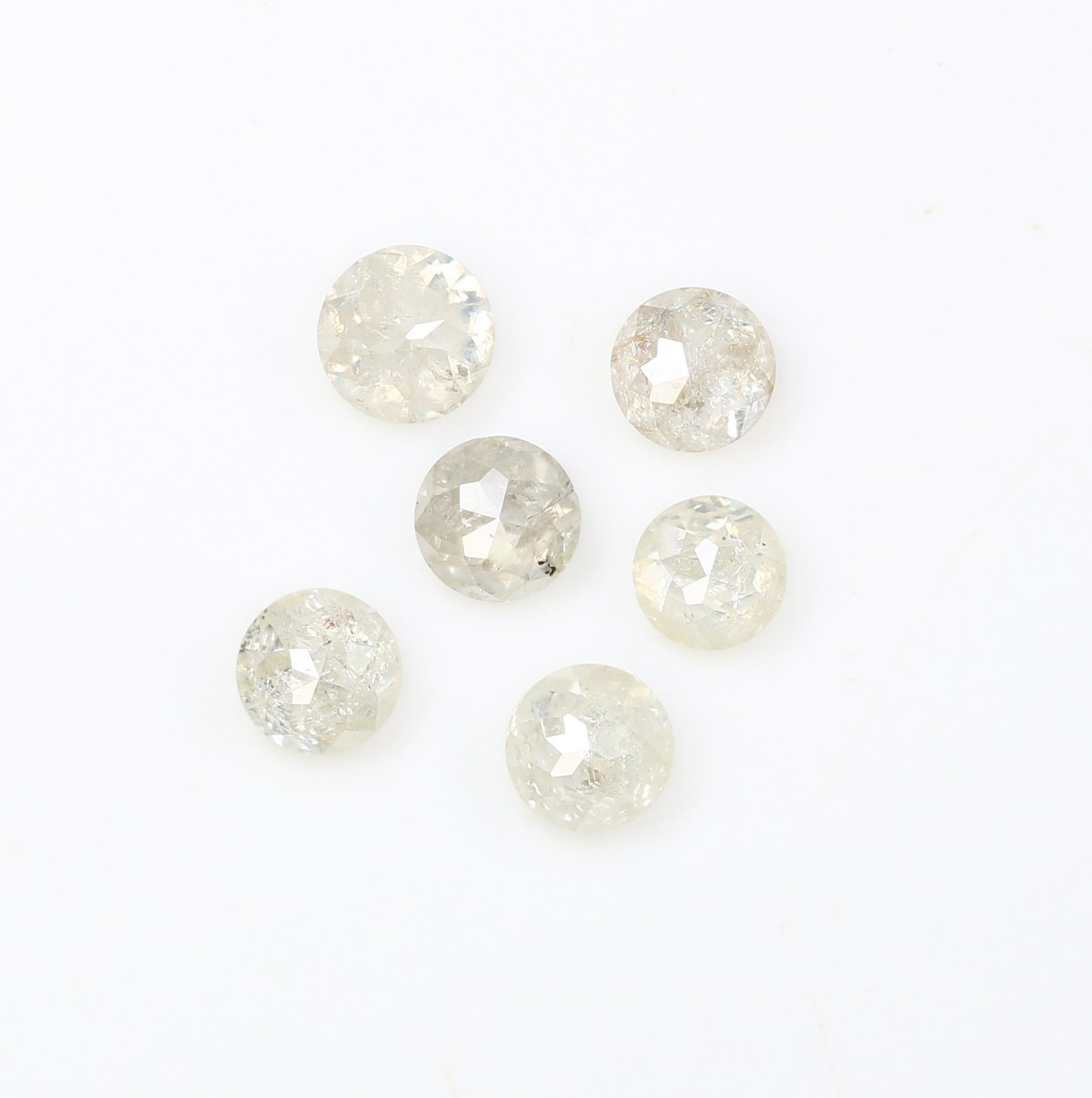 0.87 Carat White Color Natural Loose Round Rose Cut Diamond For Wedding Ring - JayKrishna Diamond
