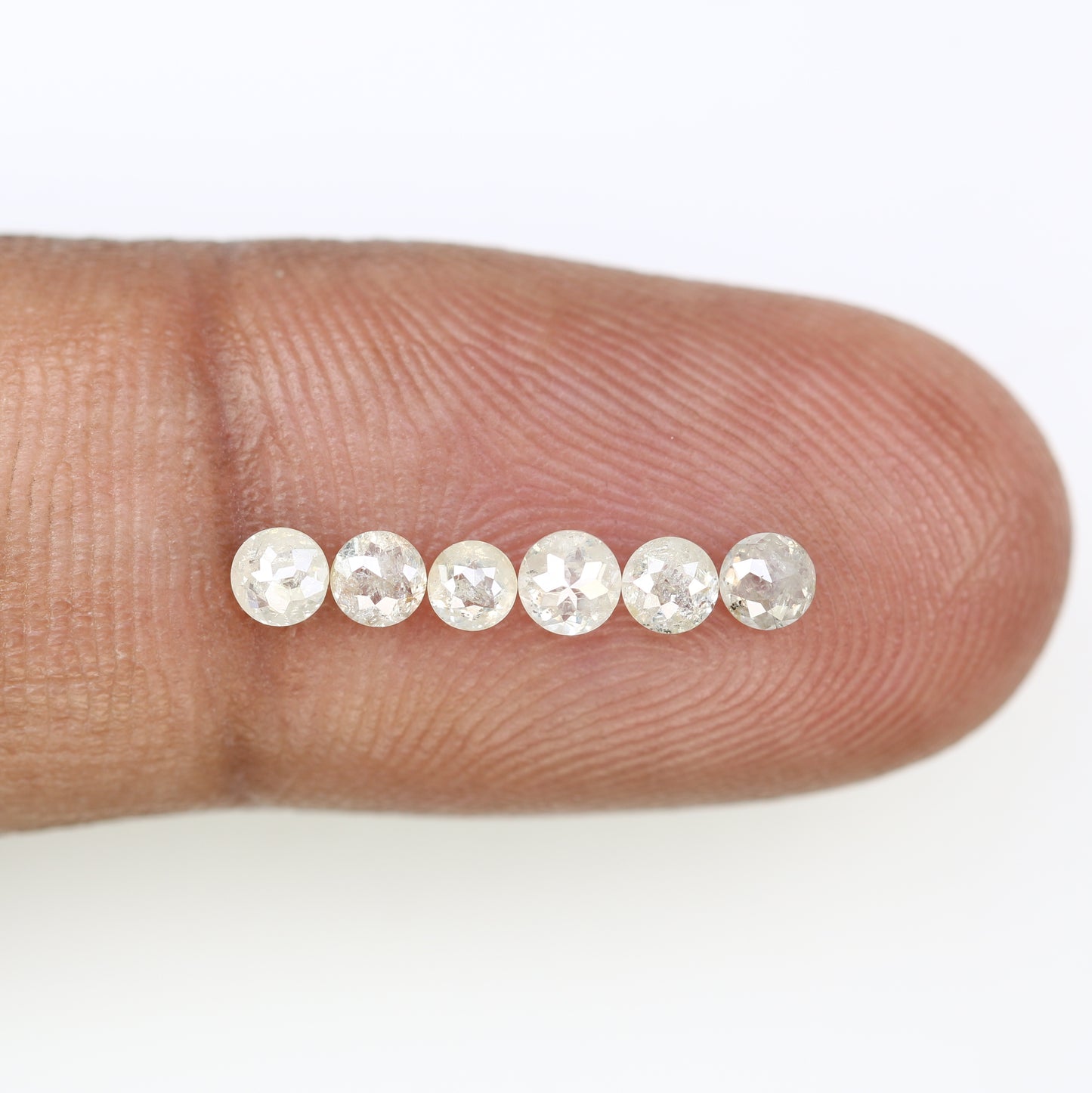0.87 Carat White Color Natural Loose Round Rose Cut Diamond For Wedding Ring - JayKrishna Diamond