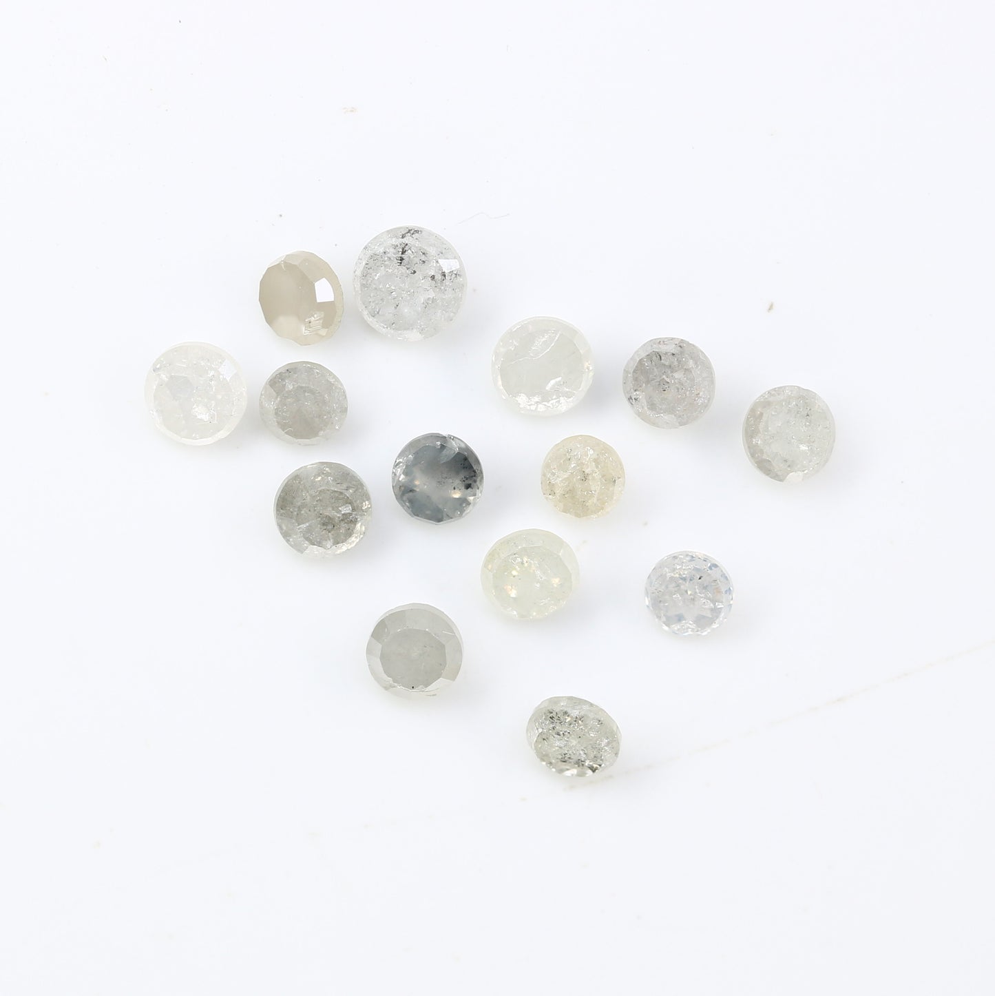 1.20 Carat White Diamond, Round Shape Diamond, Rose Cut Diamond, Wedding Ring - JayKrishna Diamond