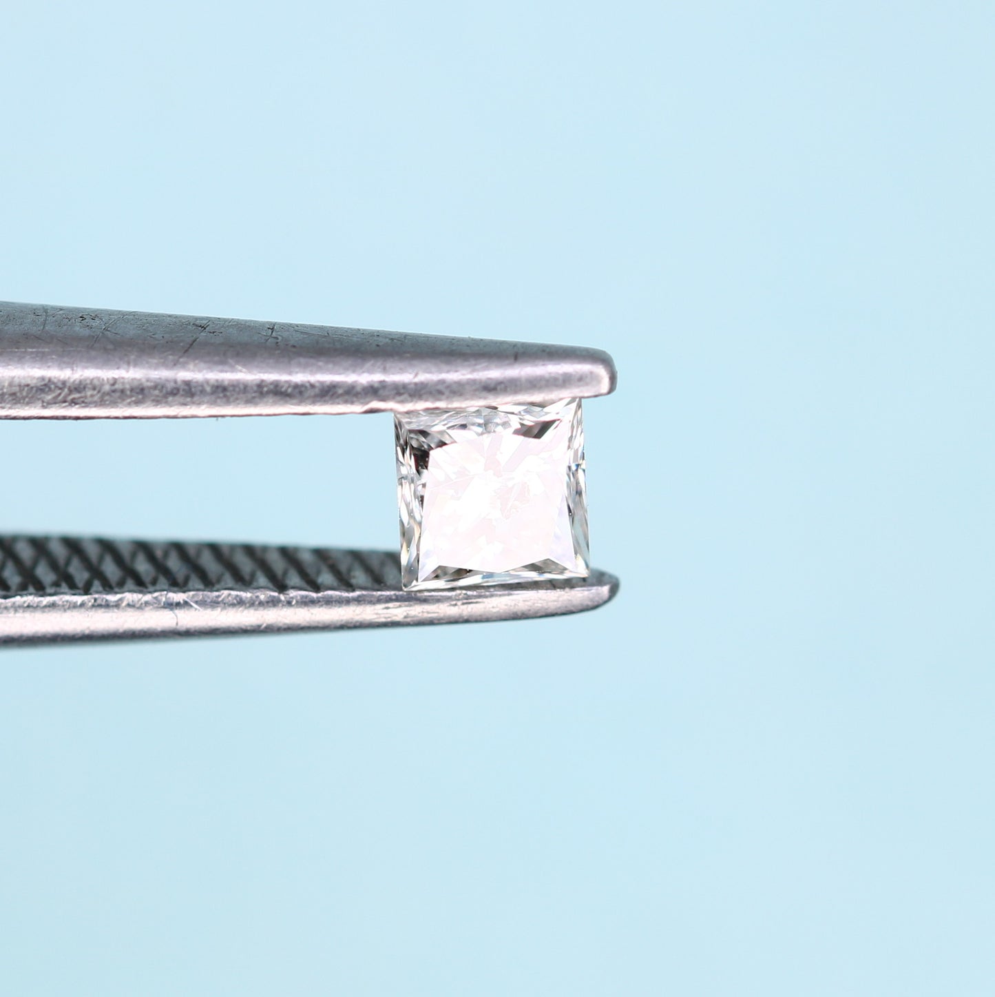 0.21 CT Salt and Pepper Princess Cut Diamond – Perfect for Engagement Rings - JayKrishna Diamond