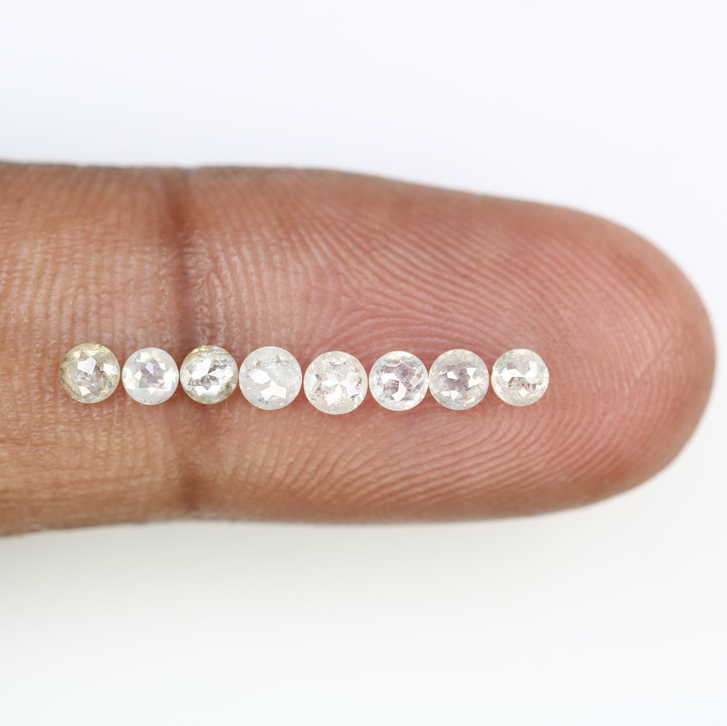 1.16 Carat 2.80 MM Round Rose Cut Diamond White Color Diamond For Wedding Ring - JayKrishna Diamond