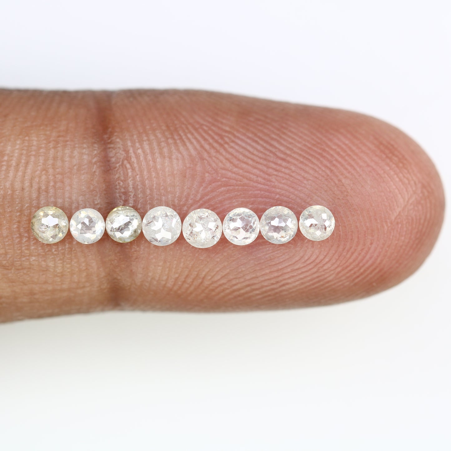 1.16 Carat 2.80 MM Round Rose Cut Diamond White Color Diamond For Wedding Ring - JayKrishna Diamond