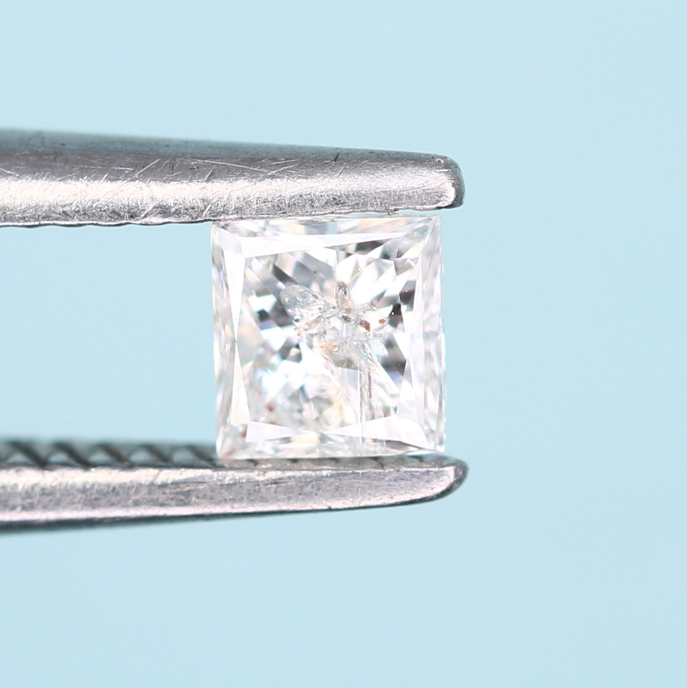 0.18 CT Salt and Pepper Princess Cut Diamond - Ideal for Engagement Rings, Necklaces, Promise Rings, Earrings, and Anniversary Gifts - JayKrishna Diamond