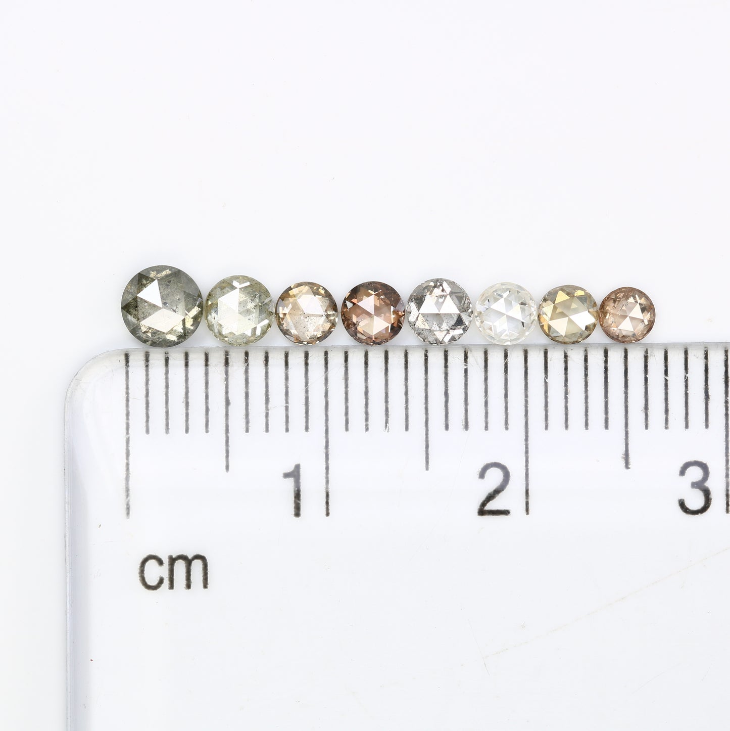 1.23 Carat Fancy Color Loose Round Rose Cut Diamond For Wedding Ring - JayKrishna Diamond