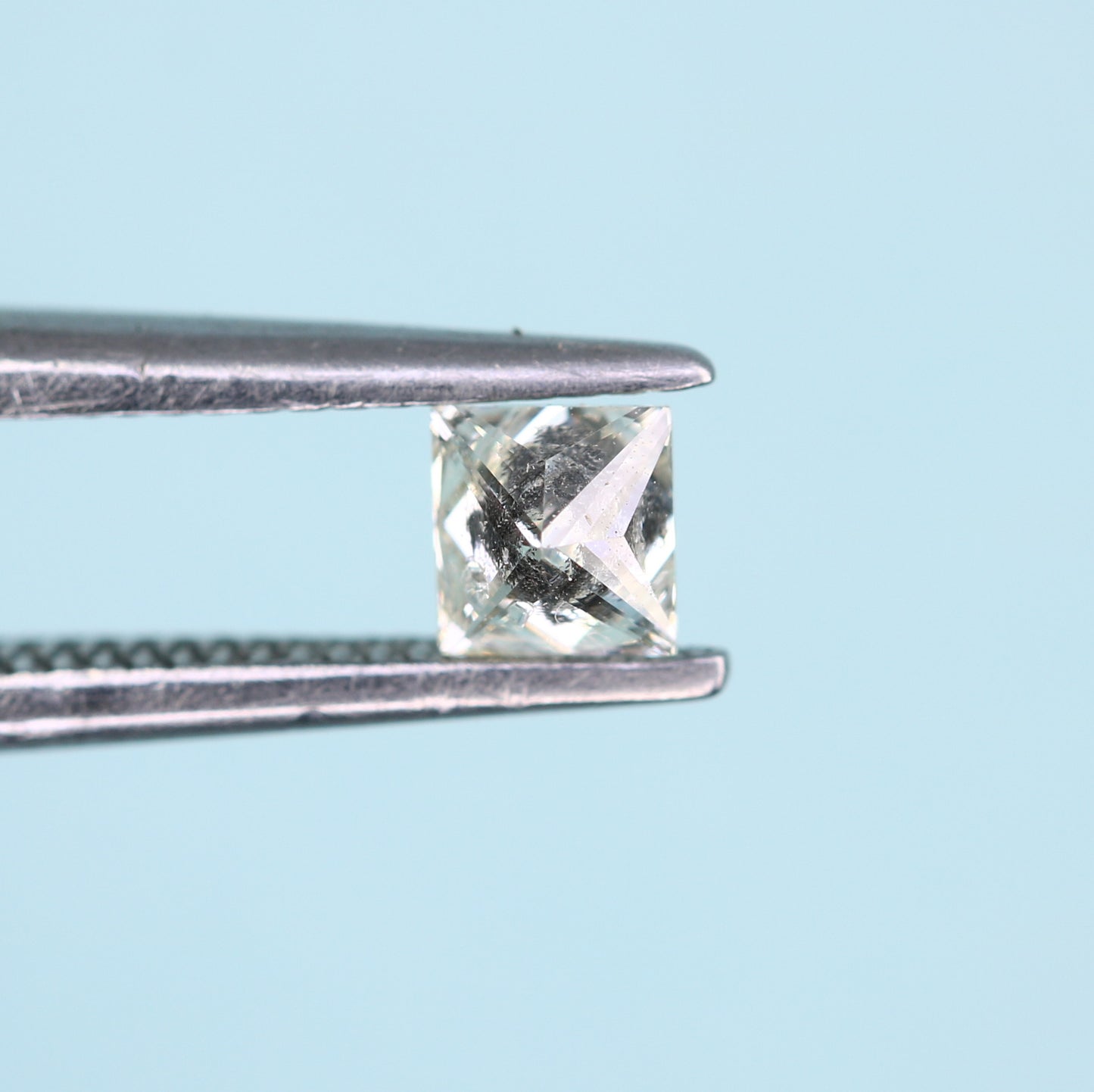 0.19 CT Princess Cut Salt and Pepper Diamond - Ideal for Engagement Rings, Necklaces, Promise Rings, Earrings, and Anniversary Gifts - JayKrishna Diamond