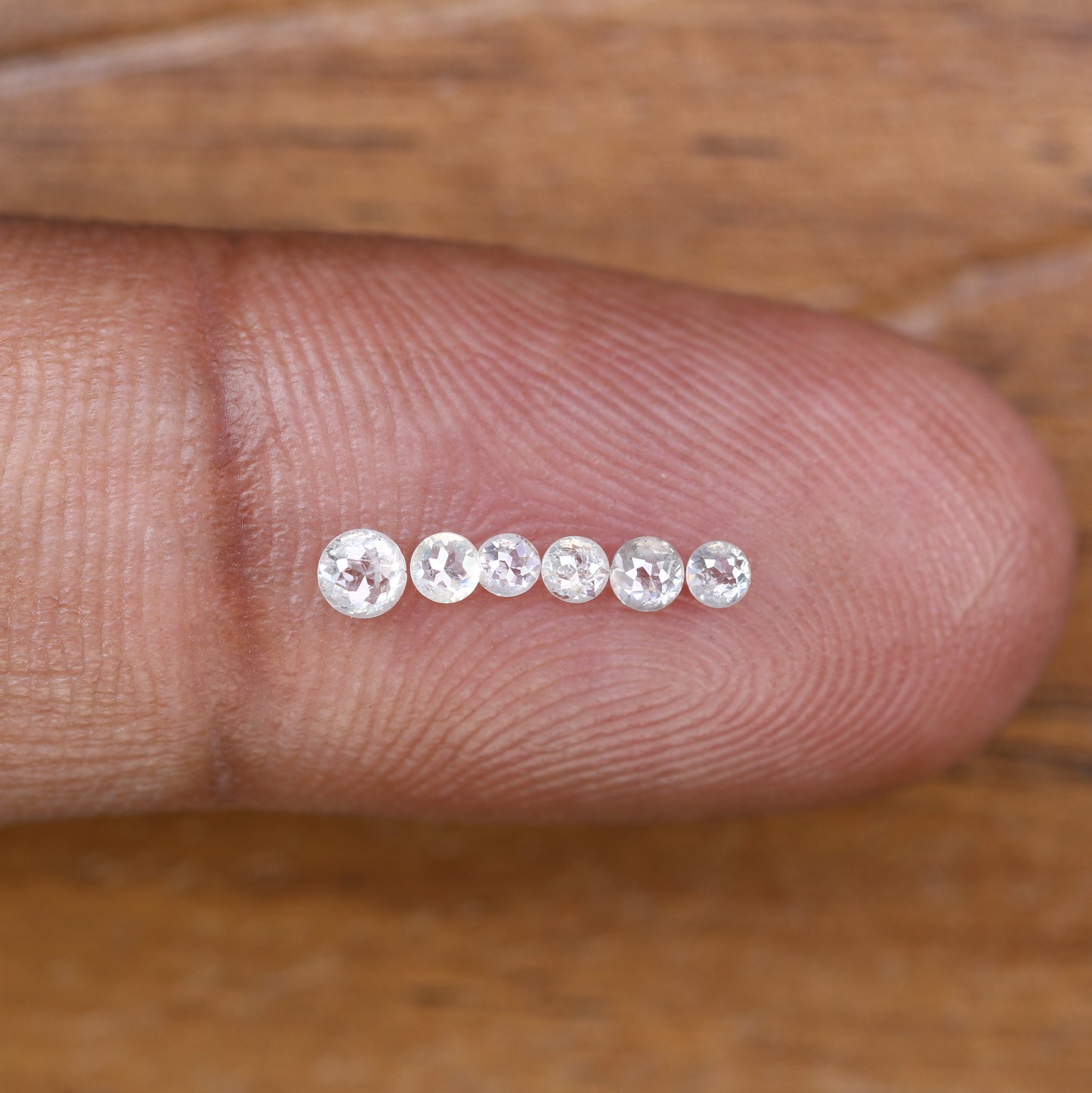0.35 Carat Natural White Round Rose Cut Diamond | 2.00-2.70MM Loose Diamond for Custom Wedding Rings & Vintage Engagement Jewelry - JayKrishna Diamond