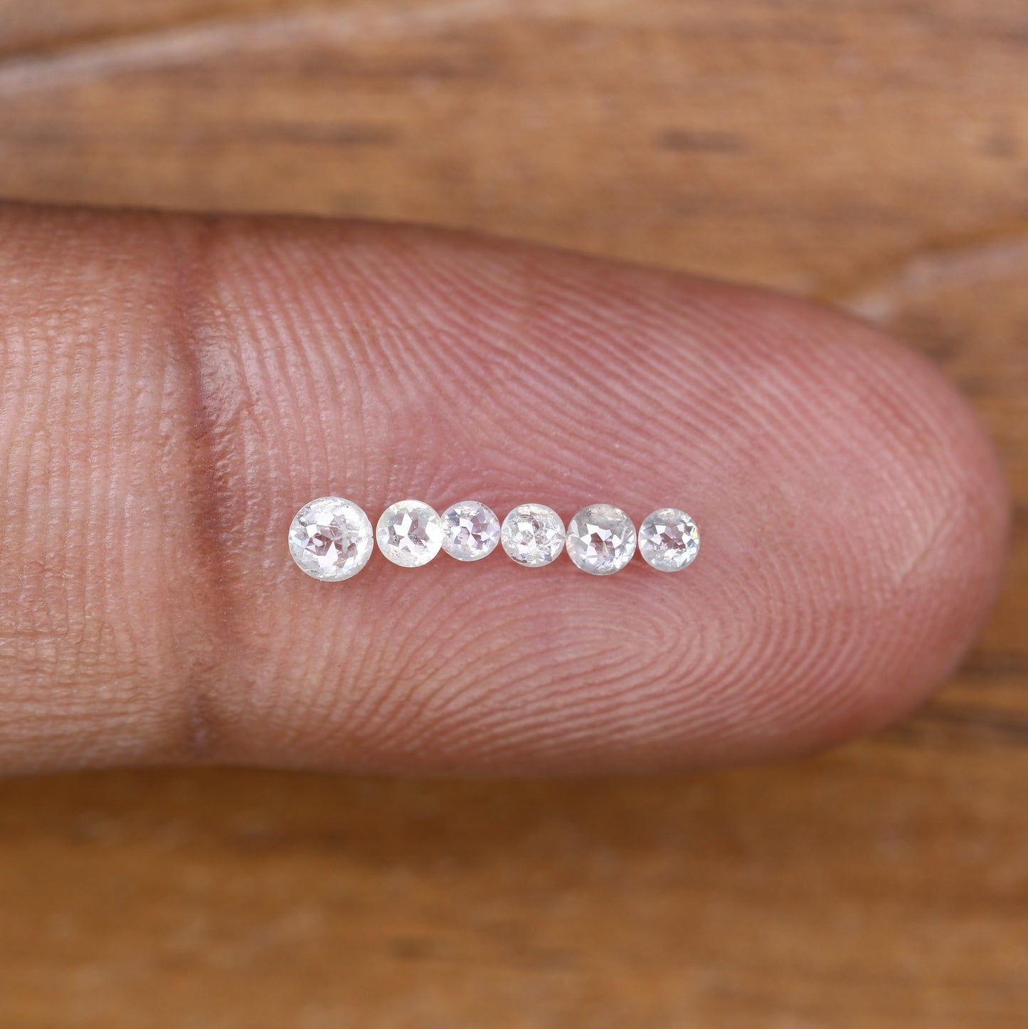 0.35 Carat Natural White Round Rose Cut Diamond | 2.00-2.70MM Loose Diamond for Custom Wedding Rings & Vintage Engagement Jewelry - JayKrishna Diamond
