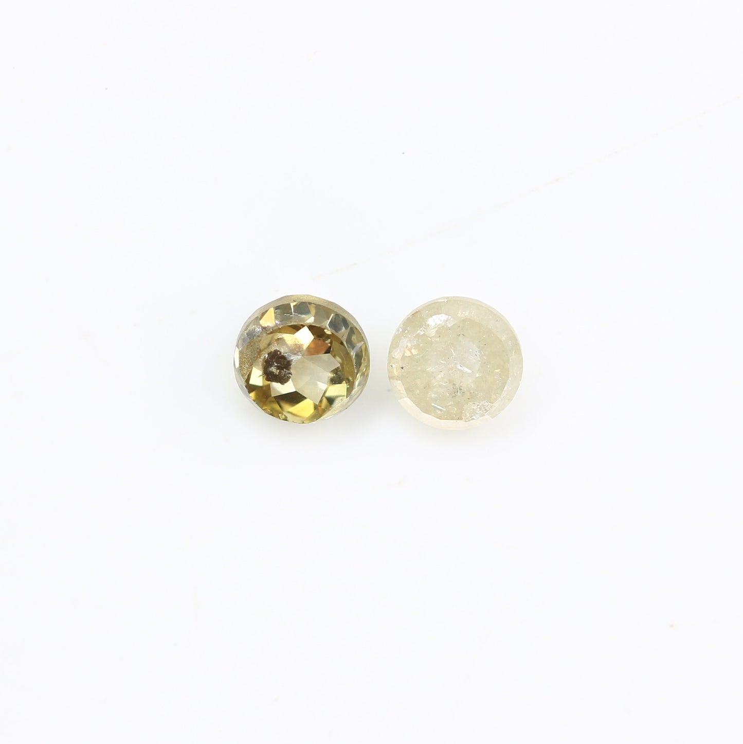 0.65 CT Fancy Natural Loose Round Rose Cut Diamond (3.90 MM) for Galaxy Ring - Unique Gemstone for Celestial-Inspired Jewelry Design - JayKrishna Diamond
