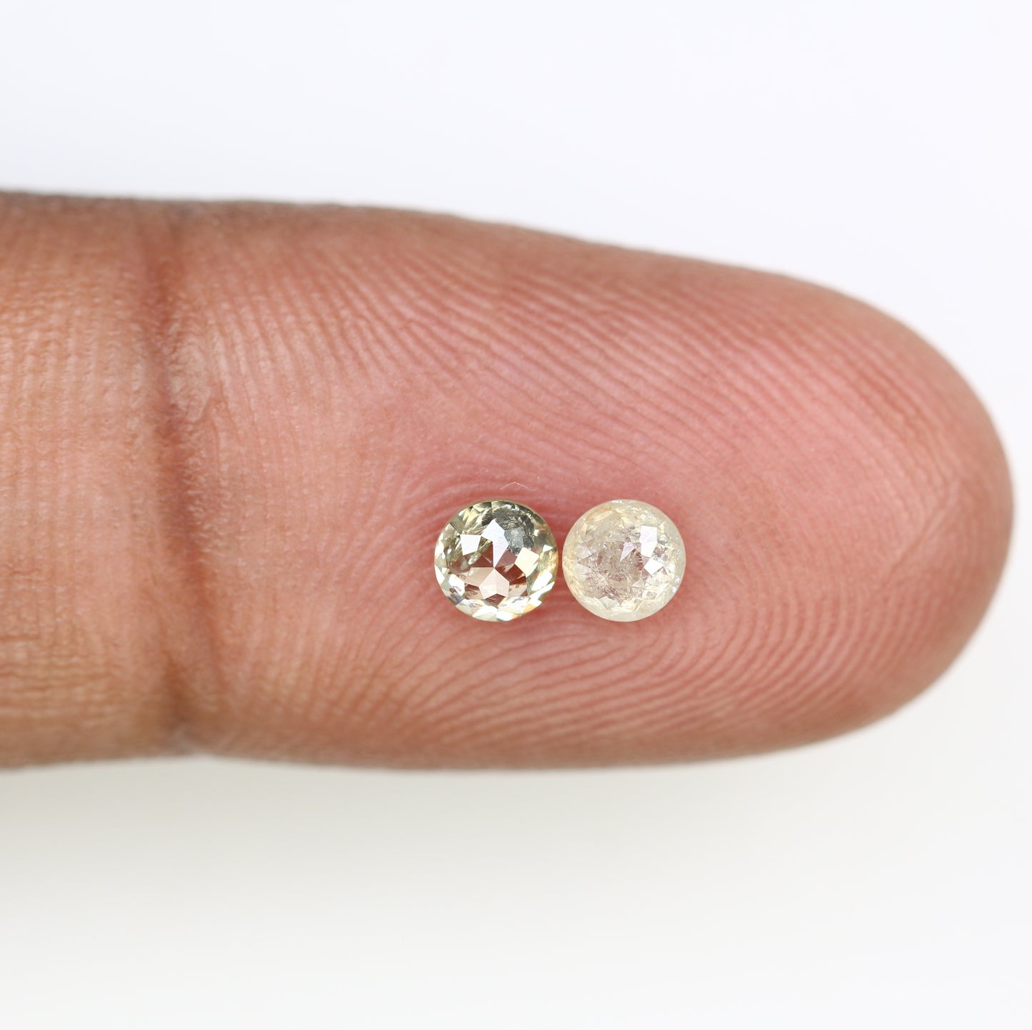 0.65 CT Fancy Natural Loose Round Rose Cut Diamond (3.90 MM) for Galaxy Ring - Unique Gemstone for Celestial-Inspired Jewelry Design - JayKrishna Diamond