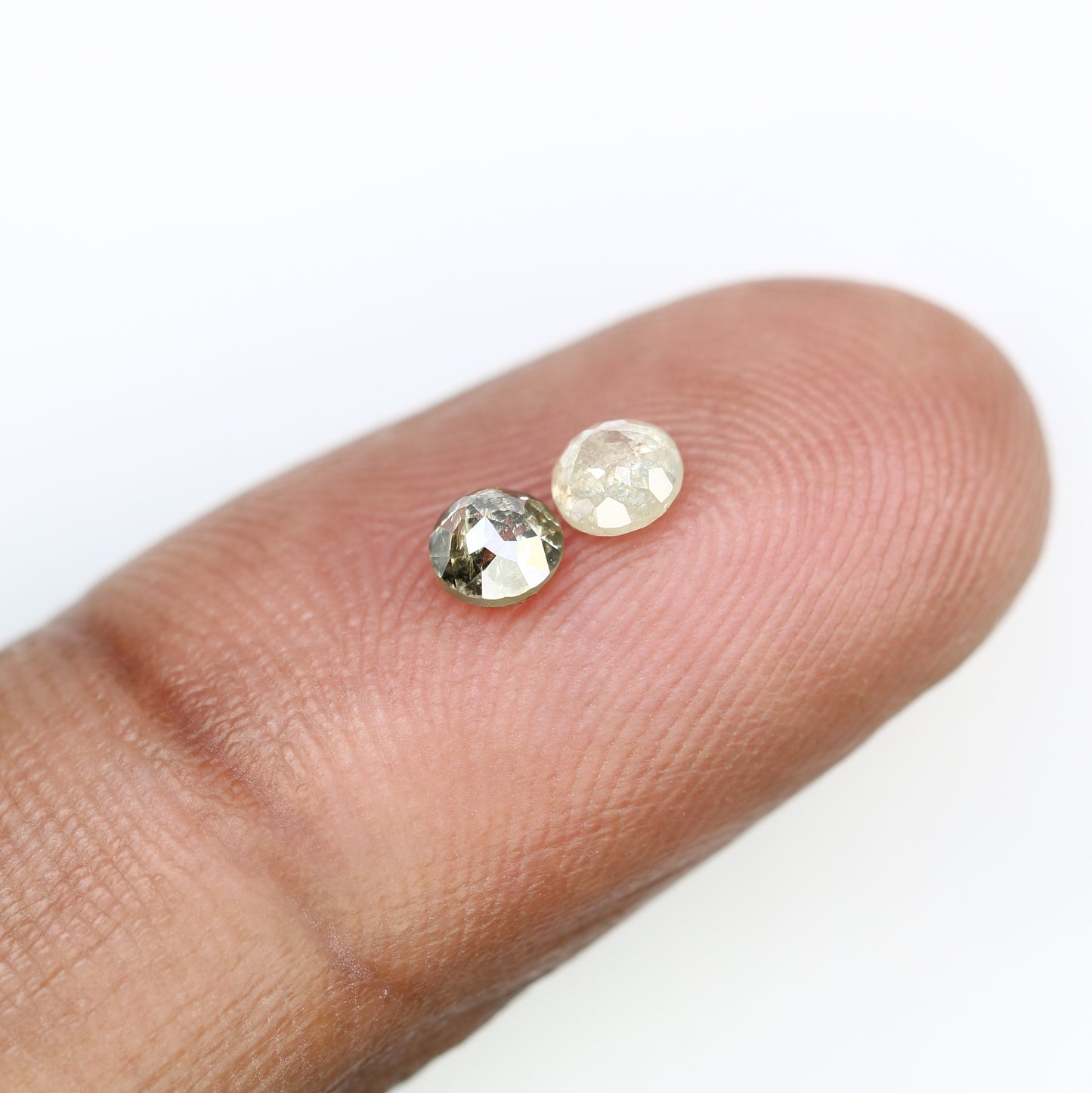 0.65 CT Fancy Natural Loose Round Rose Cut Diamond (3.90 MM) for Galaxy Ring - Unique Gemstone for Celestial-Inspired Jewelry Design - JayKrishna Diamond