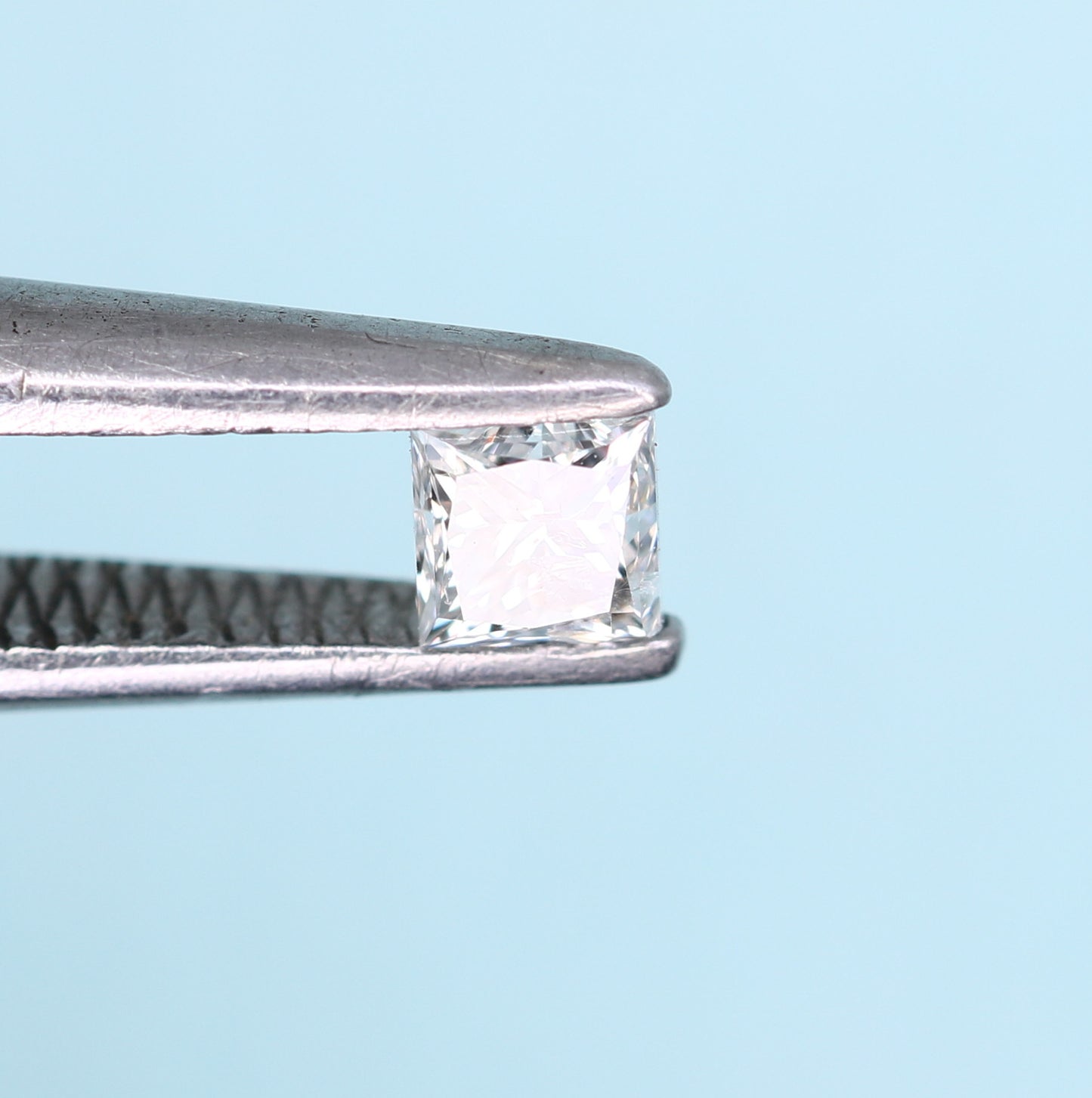 0.18 CT Salt and Pepper Princess Cut Diamond - Ideal for Engagement Rings, Diamond Necklaces, Earrings, and Bracelets - JayKrishna Diamond