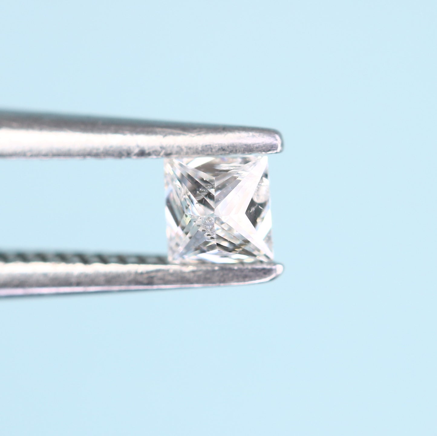 0.18 CT Salt and Pepper Princess Cut Diamond - Ideal for Engagement Rings, Diamond Necklaces, Earrings, and Bracelets - JayKrishna Diamond