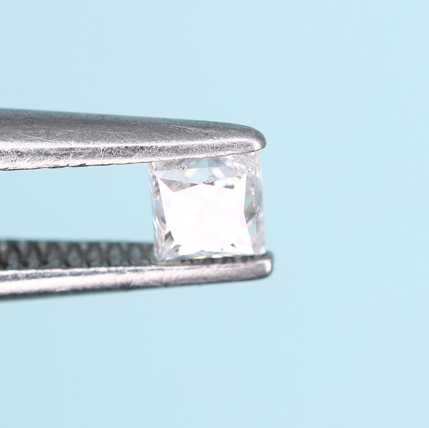 0.23 CT Salt and Pepper Princess Cut Diamond – Ideal for Engagement Rings - JayKrishna Diamond