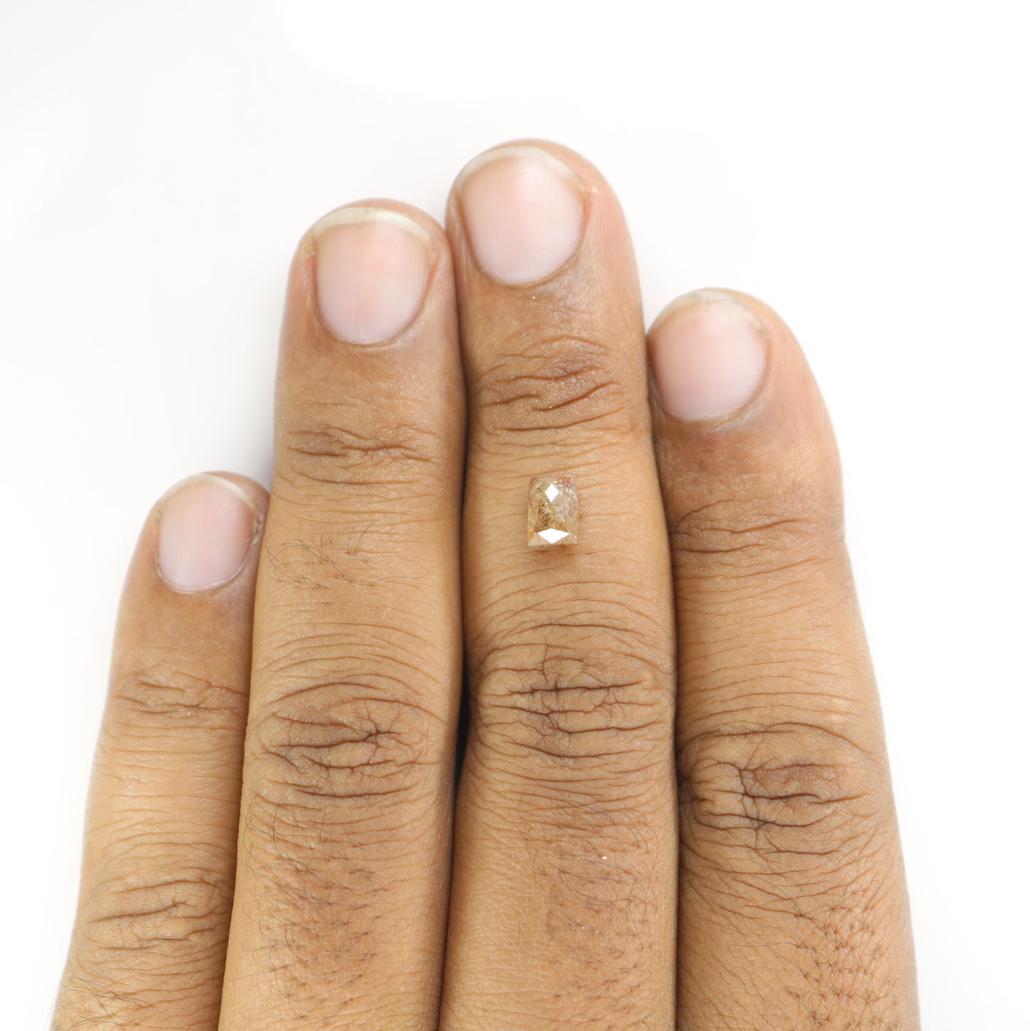 1.20 CT Red Baguette Shape Diamond For Handmade Ring | Engagement Diamond Ring - JayKrishna Diamond
