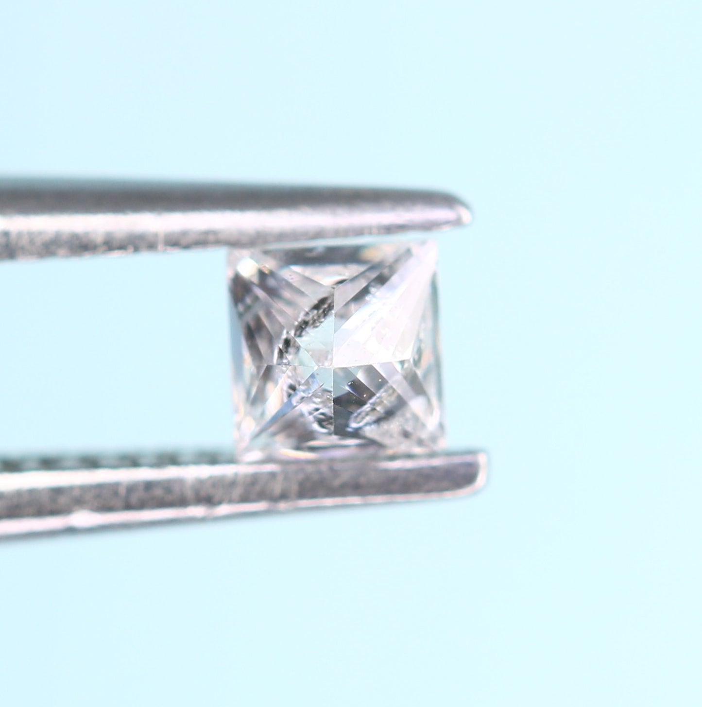 0.23 CT Salt and Pepper Princess Cut Diamond – Ideal for Engagement Rings - JayKrishna Diamond