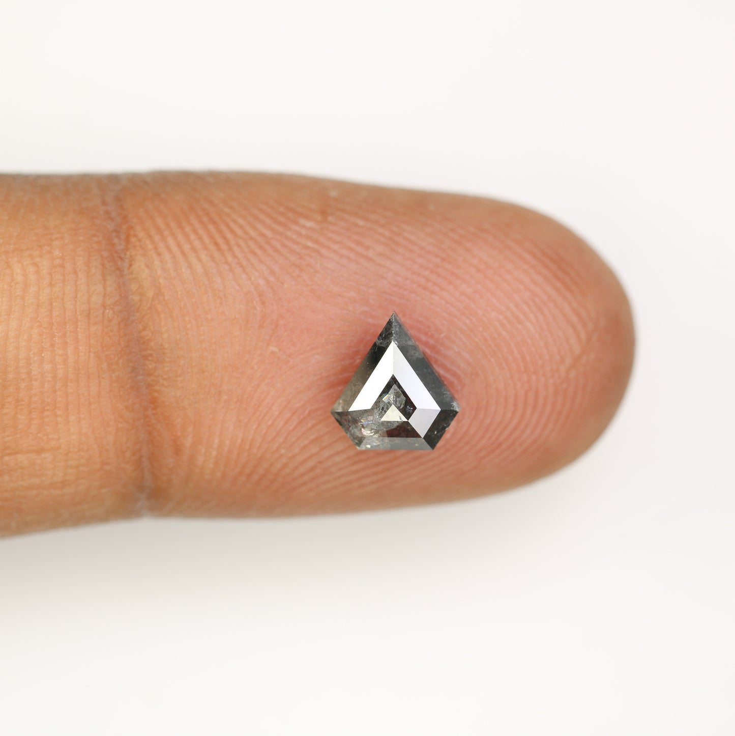 1.09 Carat Diamond Cut Natural Salt And Pepper Diamond For Engagement Ring - JayKrishna Diamond
