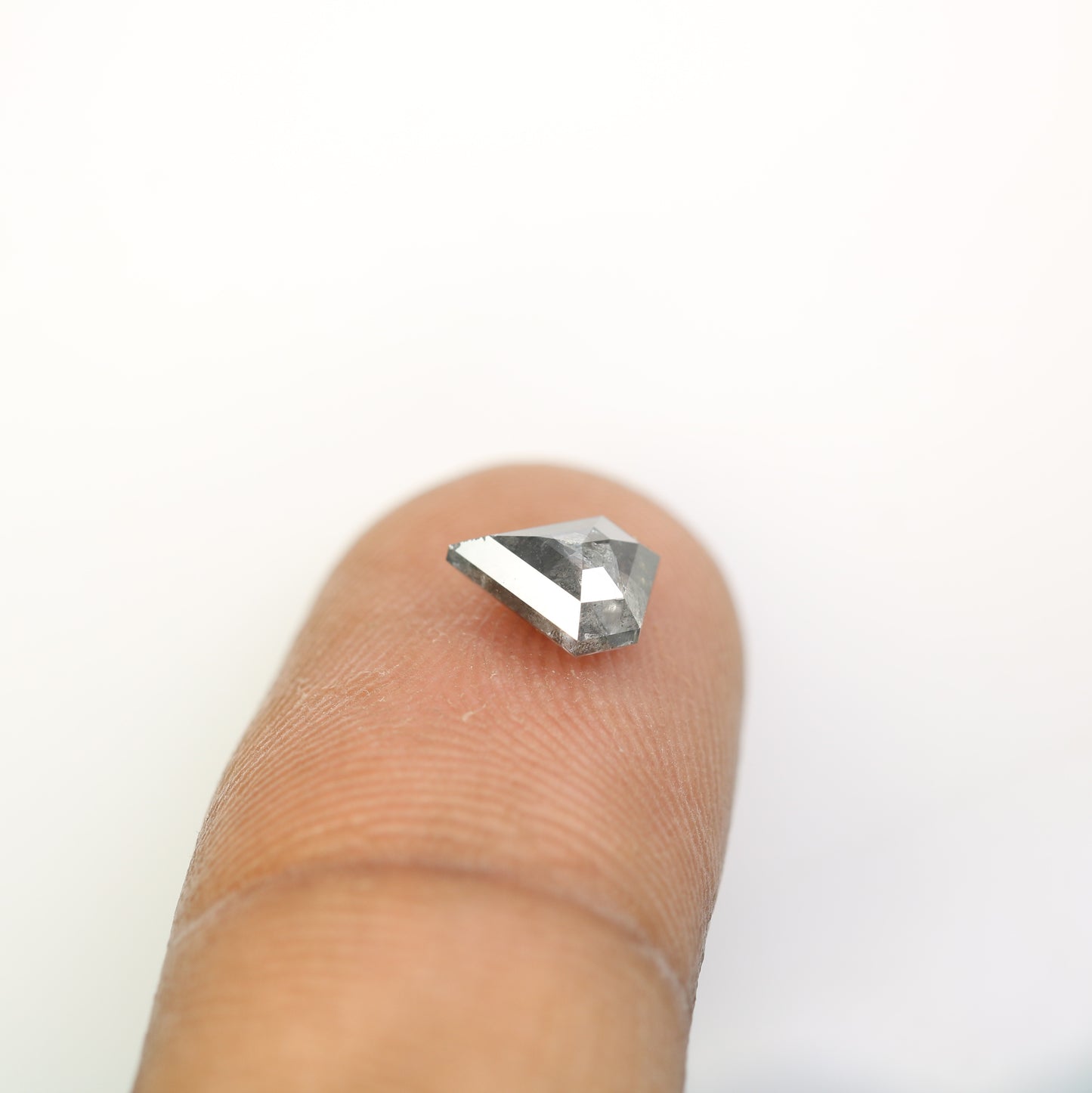1.09 Carat Diamond Cut Natural Salt And Pepper Diamond For Engagement Ring - JayKrishna Diamond