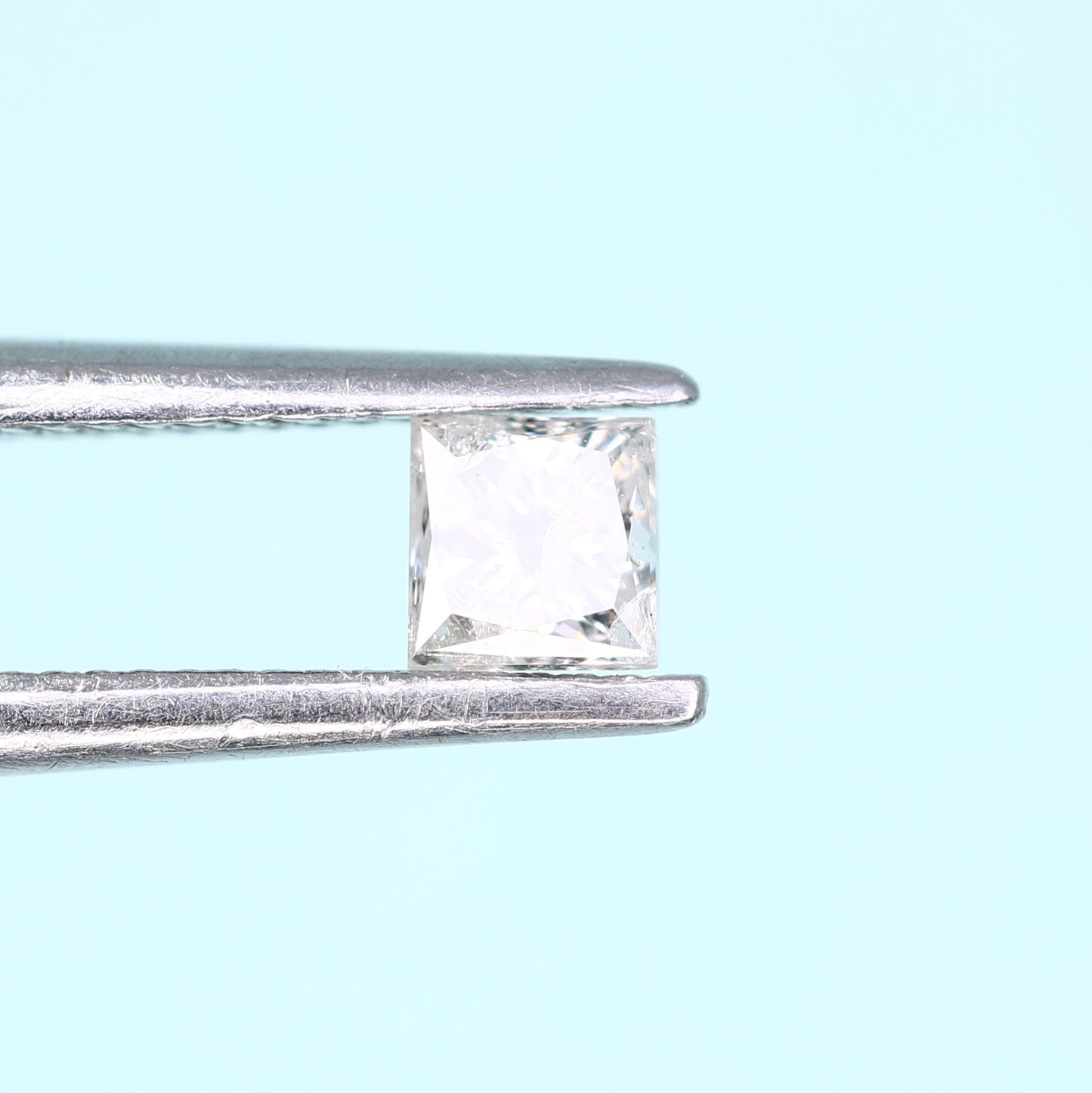 0.21 CT Princess Shape Salt and Pepper Diamond – Ideal for Engagement Rings - JayKrishna Diamond