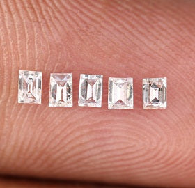 0.26 CT Salt and Pepper Baguette Shape Diamond – Ideal for Engagement Rings | Unique Salt and Pepper Baguette Diamond Jewelry - JayKrishna Diamond