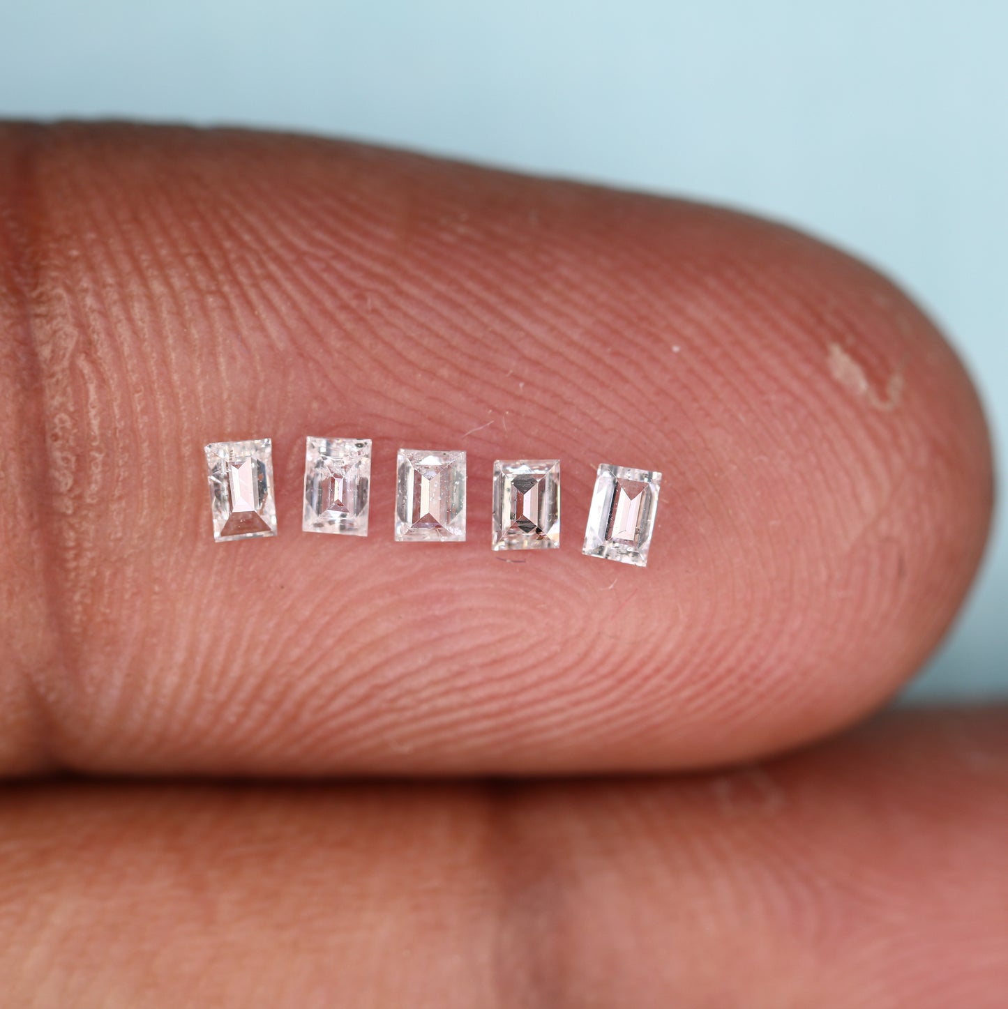 0.26 CT Salt and Pepper Baguette Shape Diamond – Ideal for Engagement Rings | Unique Salt and Pepper Baguette Diamond Jewelry - JayKrishna Diamond