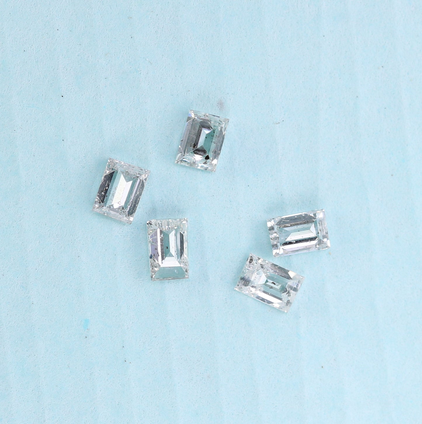 0.26 CT Salt and Pepper Baguette Shape Diamond – Ideal for Engagement Rings | Unique Salt and Pepper Baguette Diamond Jewelry - JayKrishna Diamond
