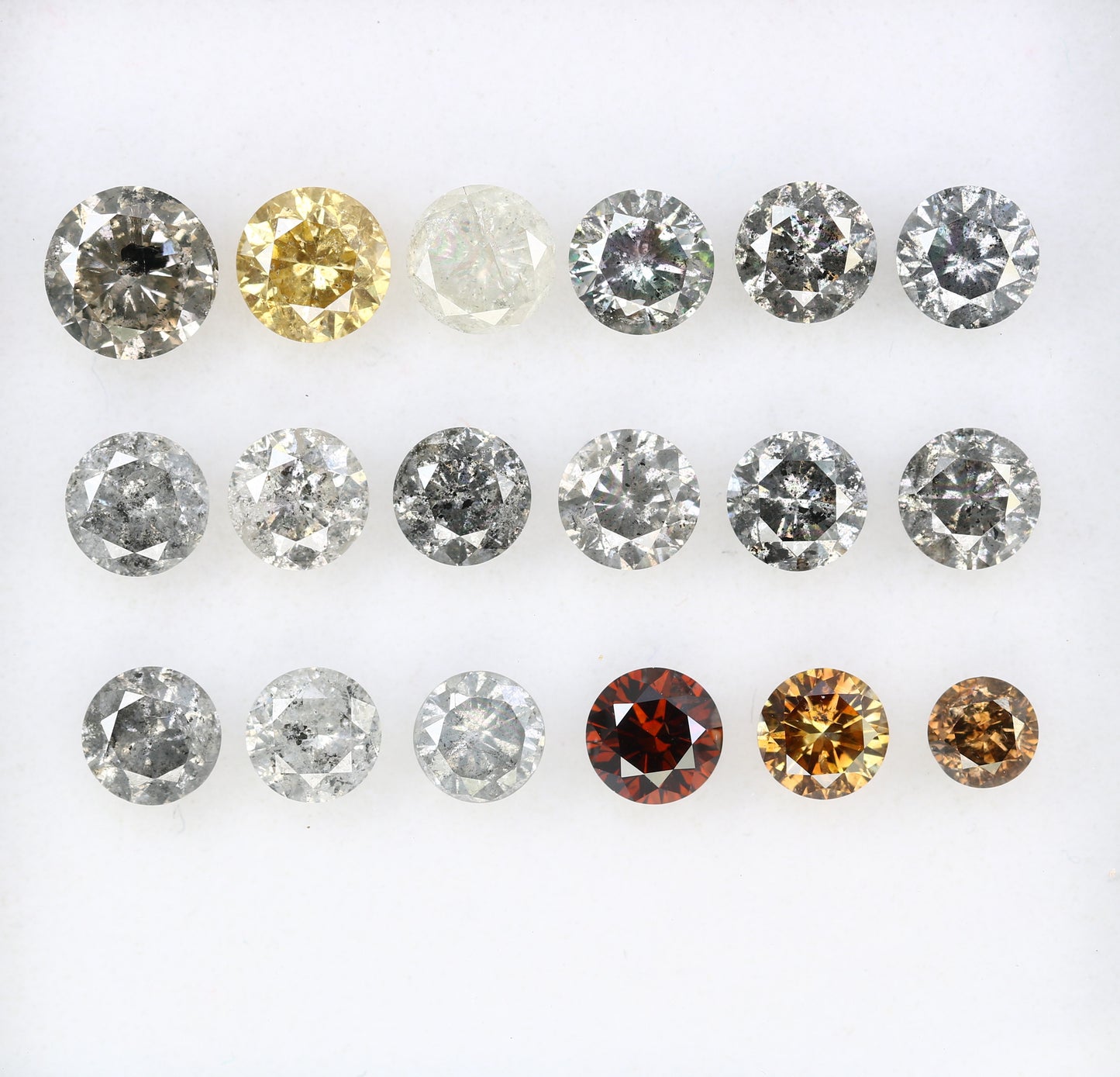 0.20 CT to 0.67 CT Natural Loose Round Brilliant Cut Multi-Color Diamonds – Perfect for Engagement Rings, Necklaces, Earrings & Bracelets - JayKrishna Diamond