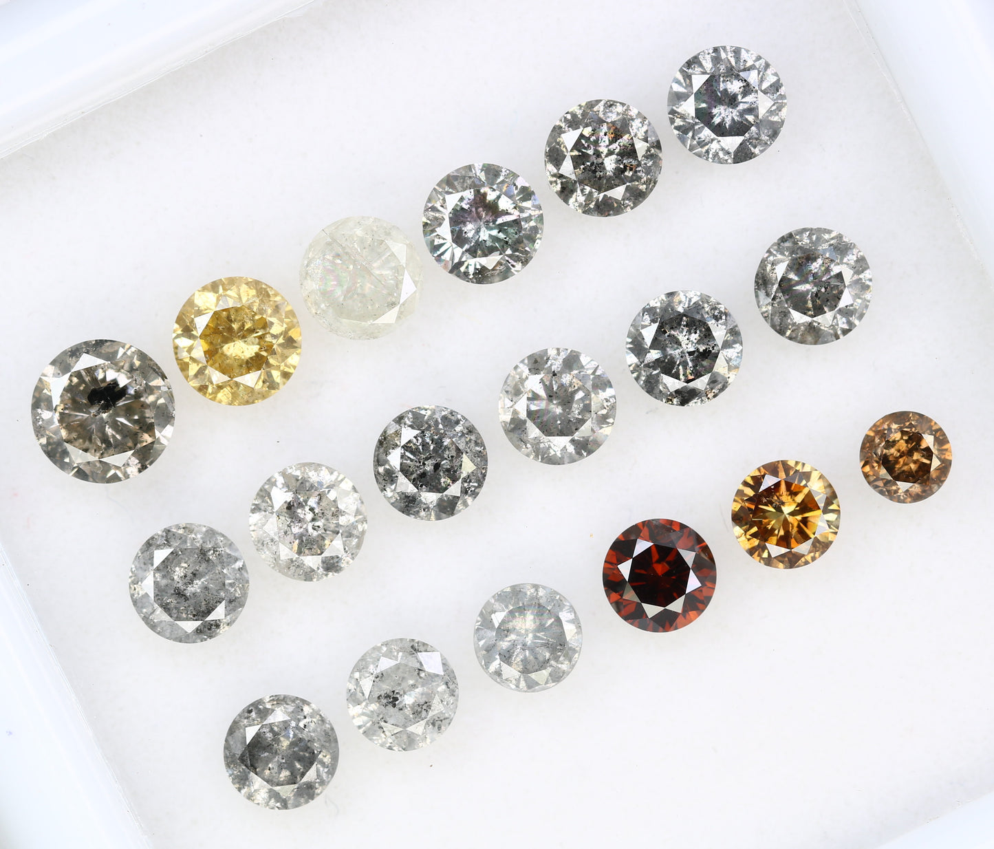0.20 CT to 0.67 CT Natural Loose Round Brilliant Cut Multi-Color Diamonds – Perfect for Engagement Rings, Necklaces, Earrings & Bracelets - JayKrishna Diamond