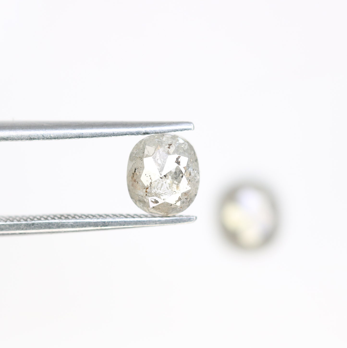 1.67 Carat Oval Shape Loose Salt And Pepper Diamond Pair For Galaxy Ring - JayKrishna Diamond