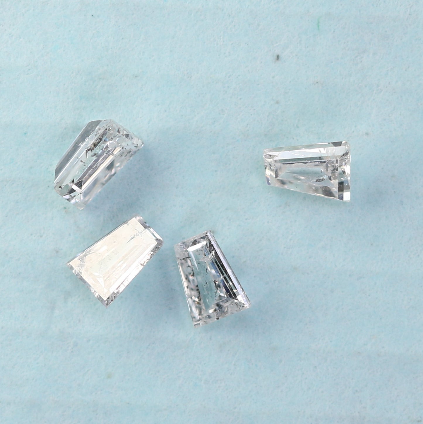 0.19 CT Baguette Shape Salt and Pepper Diamond - Ideal for Engagement Rings, Necklaces, Promise Rings, Earrings, and Anniversary Gifts - JayKrishna Diamond