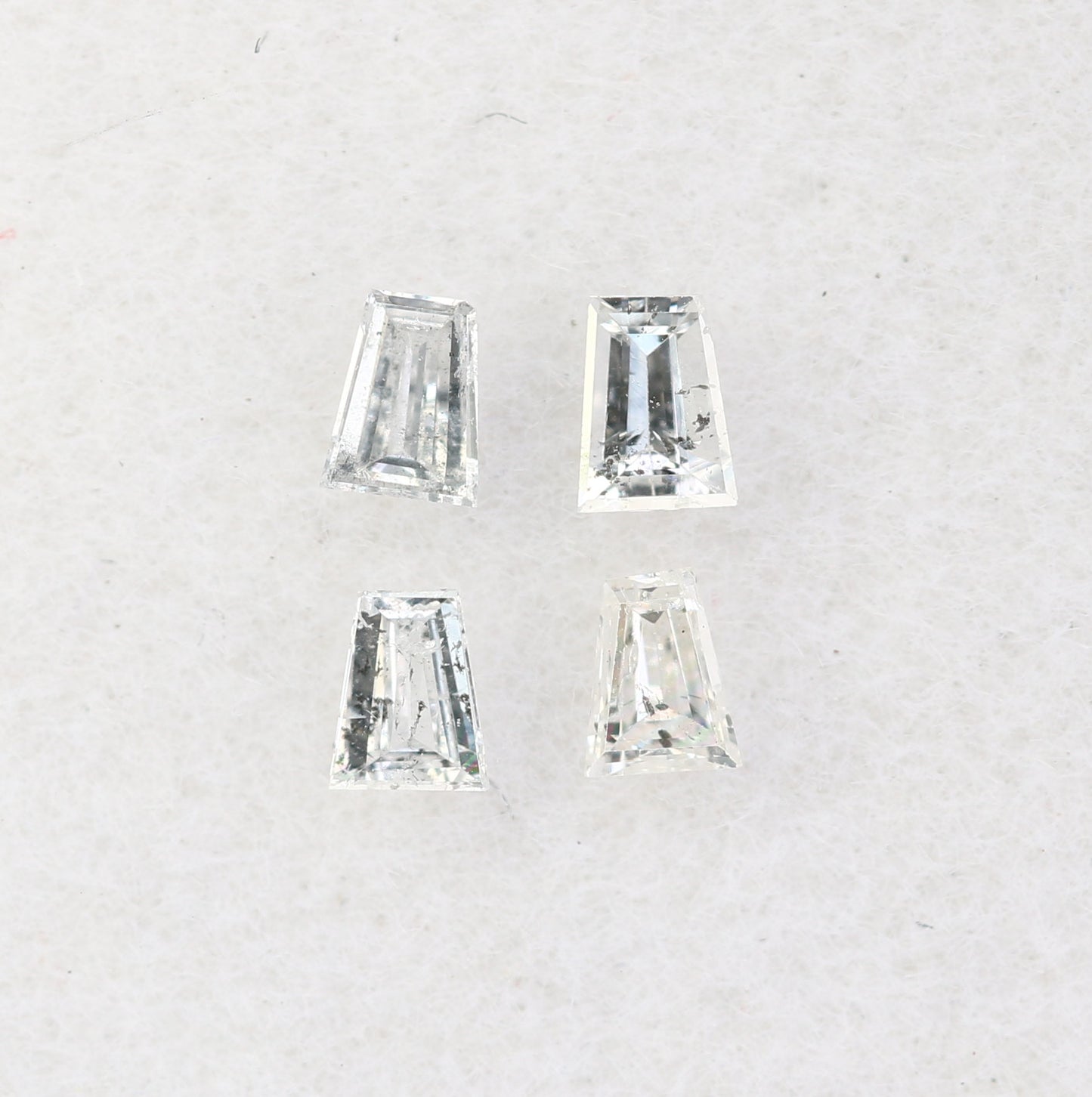0.19 CT Baguette Shape Salt and Pepper Diamond - Ideal for Engagement Rings, Necklaces, Promise Rings, Earrings, and Anniversary Gifts - JayKrishna Diamond