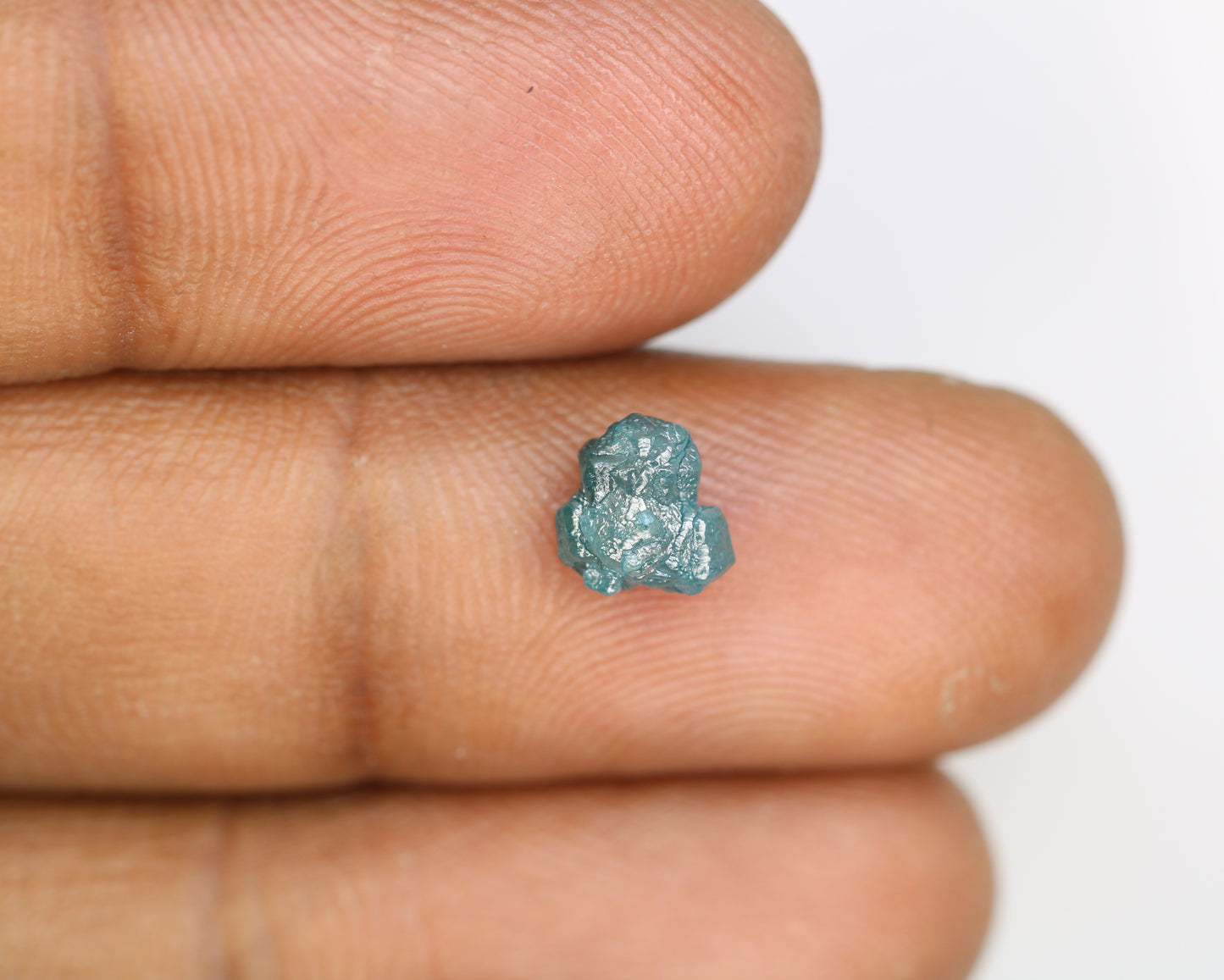 1.52 CT Uncut Rough Blue Diamond For Engagement Ring - JayKrishna Diamond