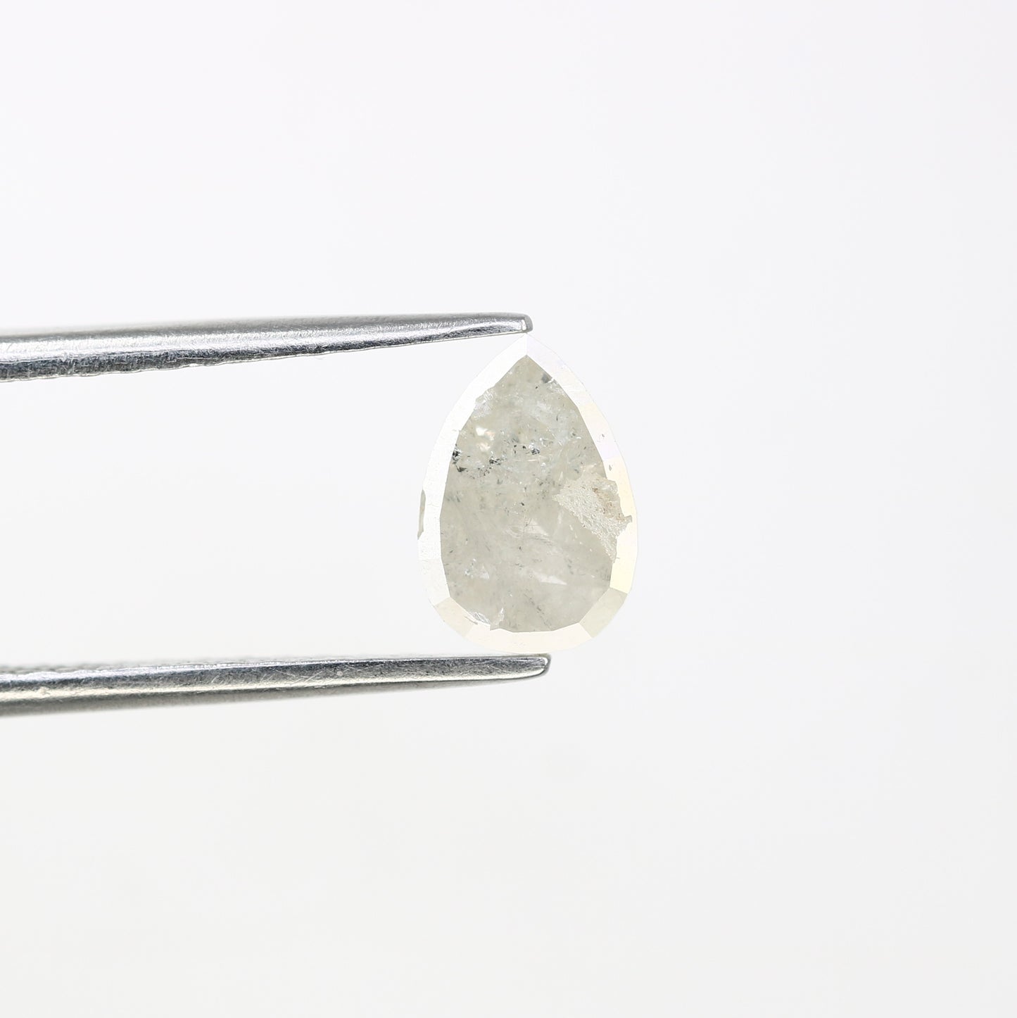 1.24 CT Pear Shape White Natural Diamond For Engagement Ring - JayKrishna Diamond