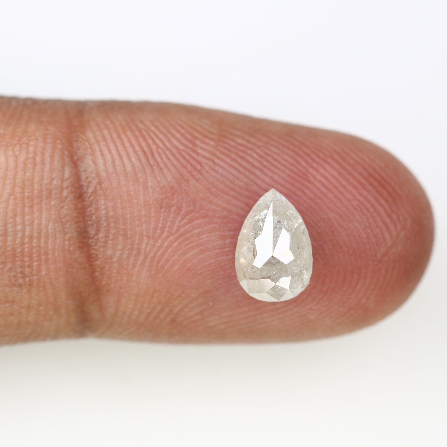 1.24 CT Pear Shape White Natural Diamond For Engagement Ring - JayKrishna Diamond