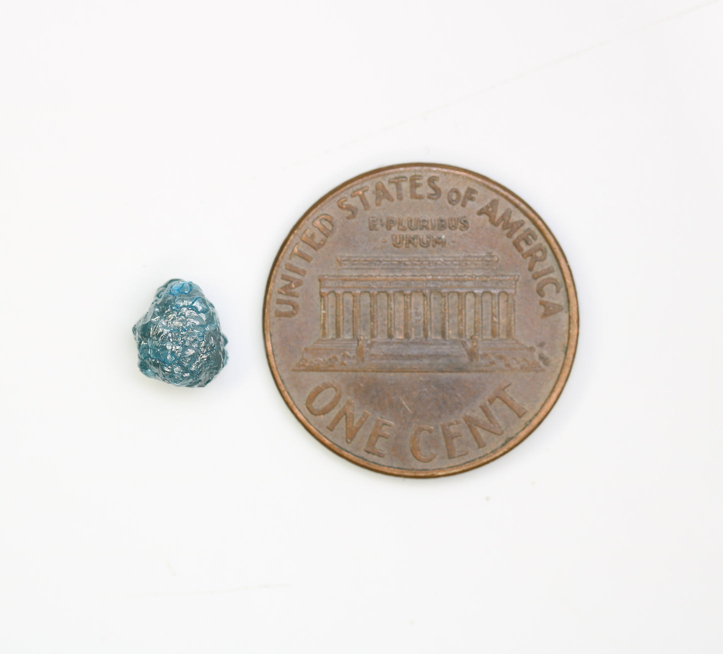 1.40 CT Uncut Rough Blue Raw Diamond For Engagement Ring - JayKrishna Diamond